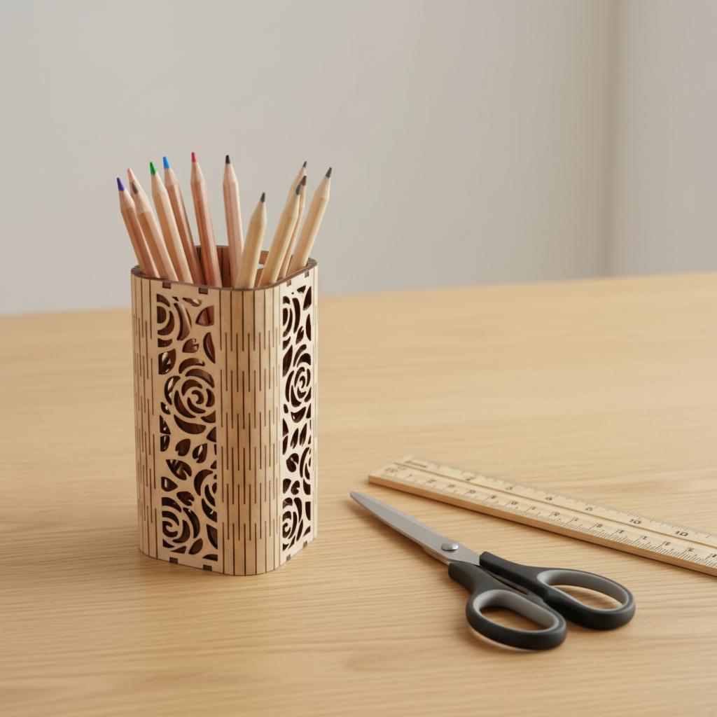 Porte-Crayon artisanal
