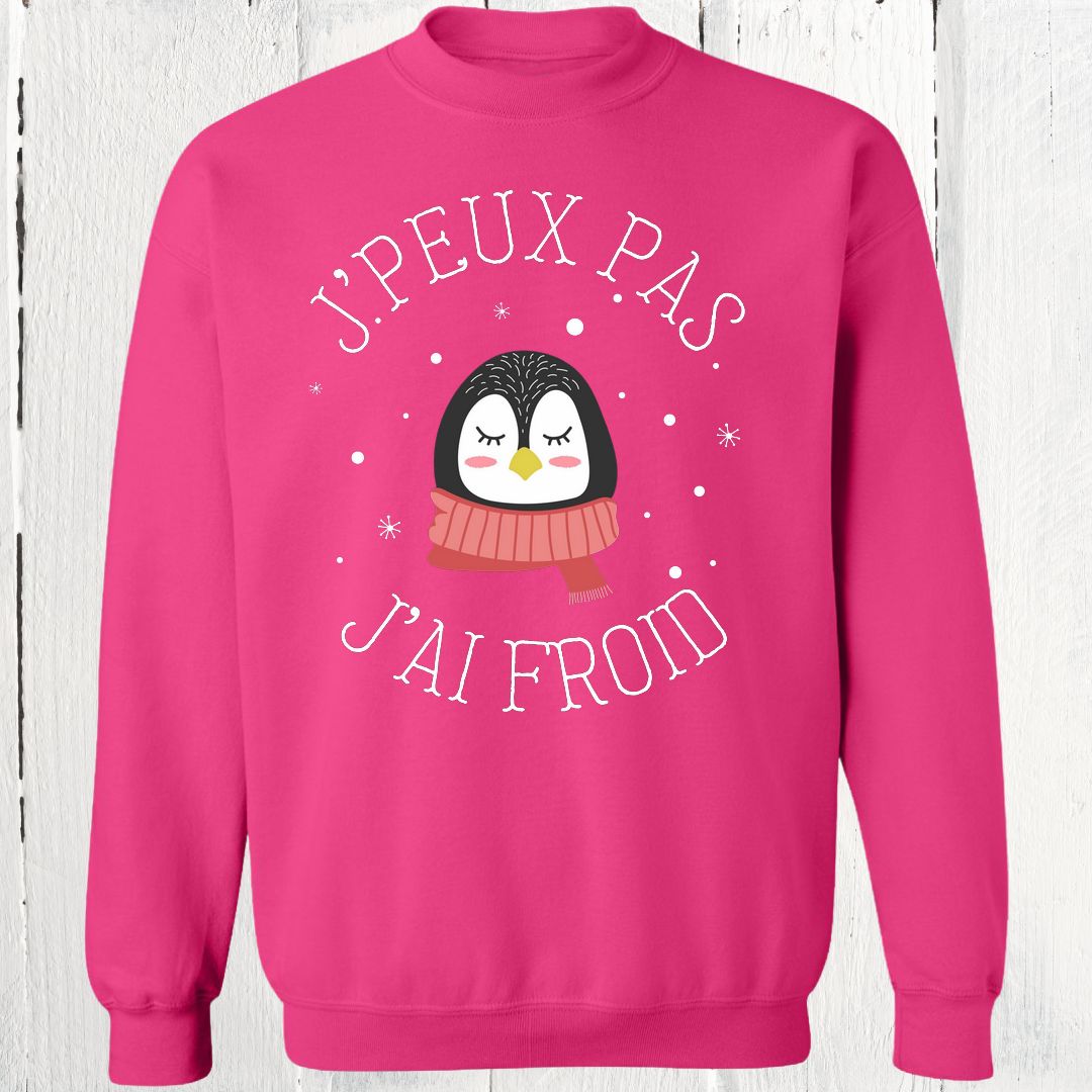 Crewneck J'peux pas j'ai froid