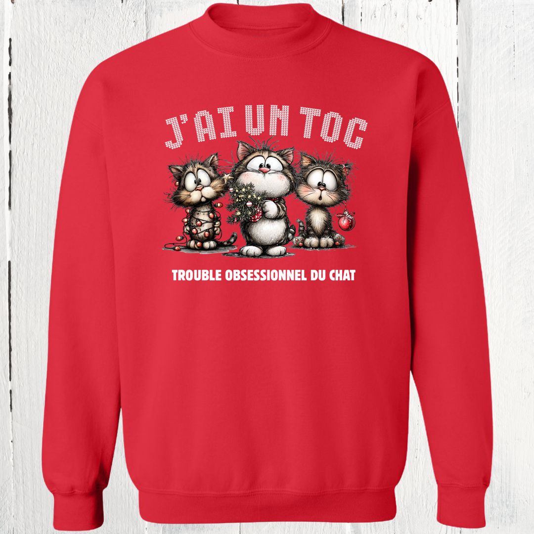 Crewneck J'ai Un Toc Édition Noël