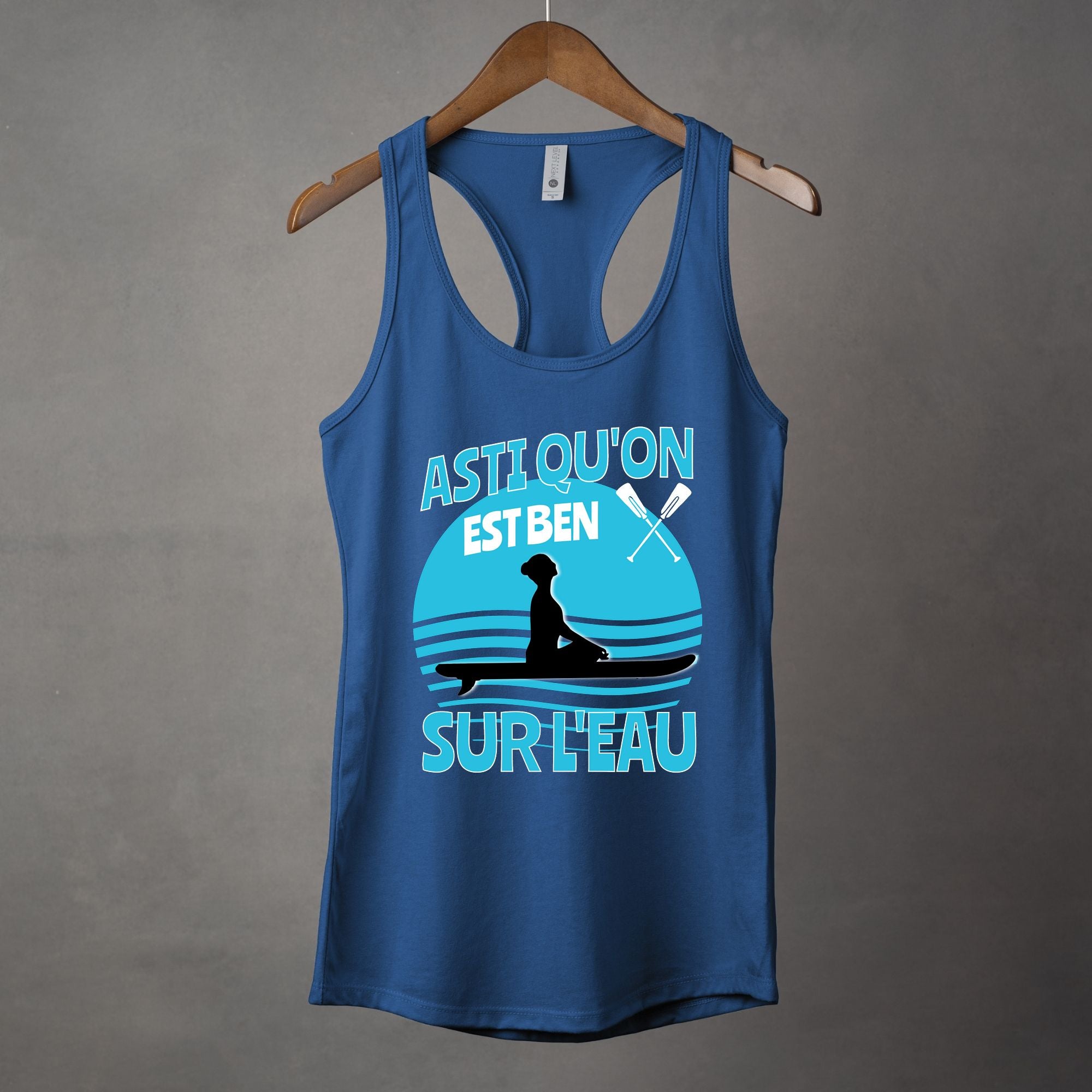 Camisole Asti qu'on est ben sur l'eau