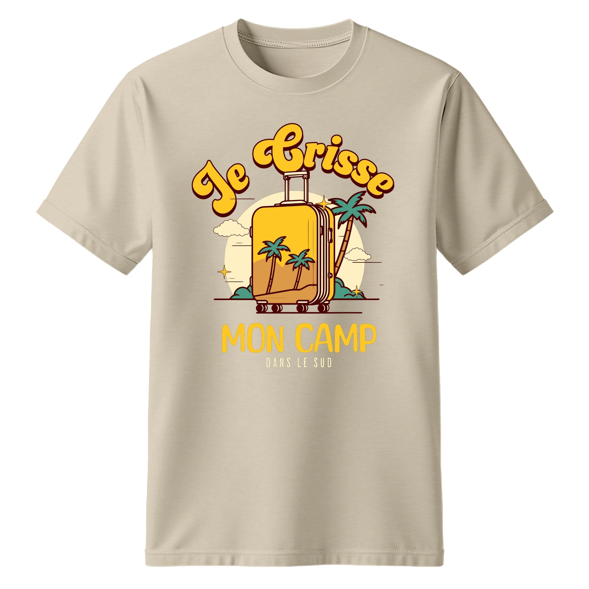 T-Shirt Je crisse mon camp