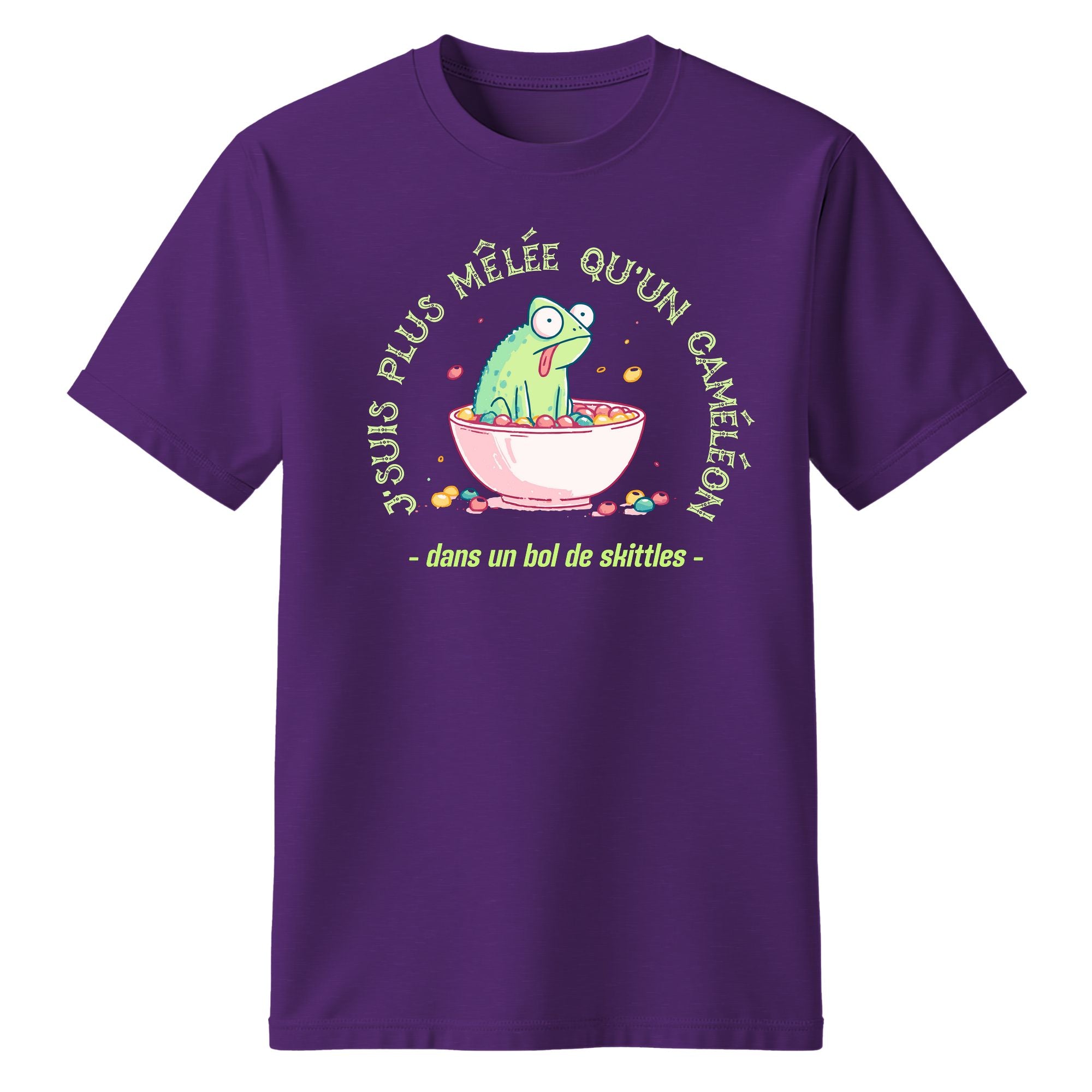 T-Shirt Plus mêlée qu'un Caméléon