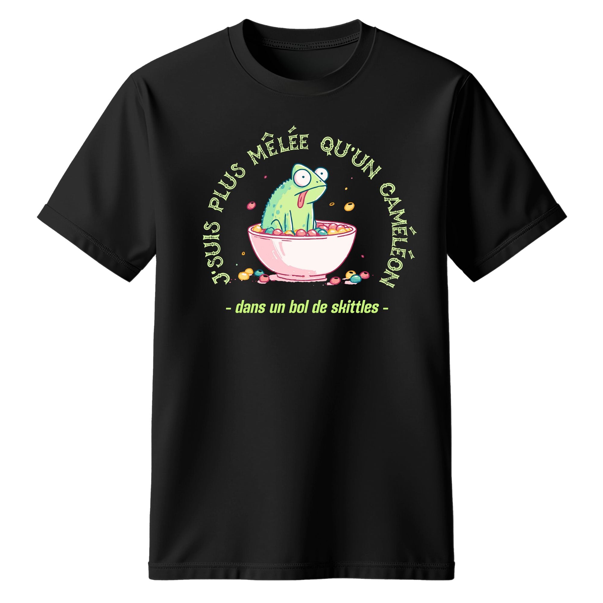 T-Shirt Plus mêlée qu'un Caméléon