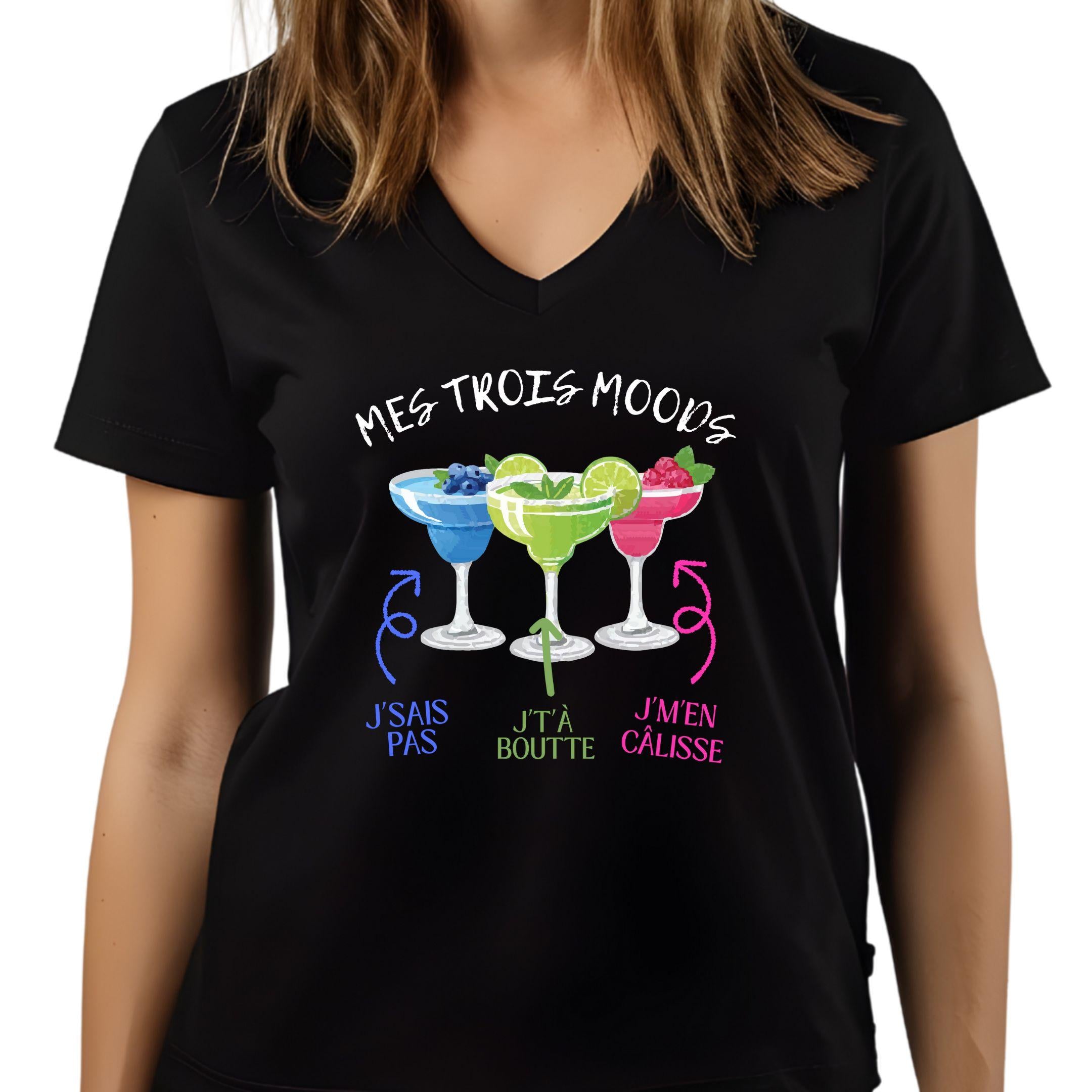 T-Shirt pour femme Mes Trois Moods