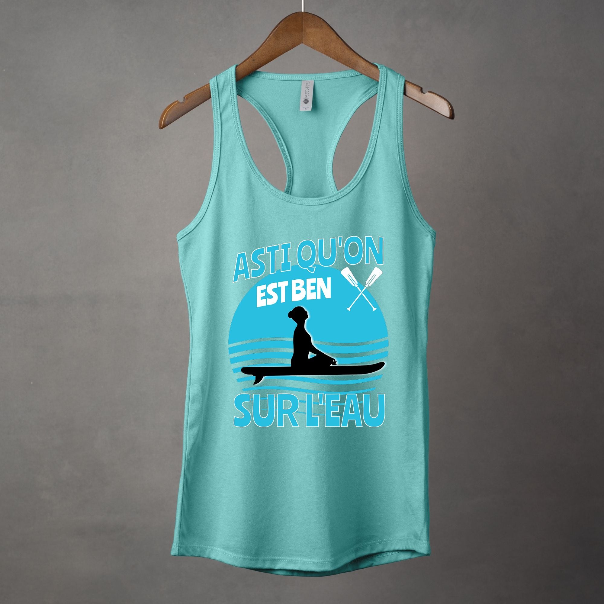 Camisole Asti qu'on est ben sur l'eau