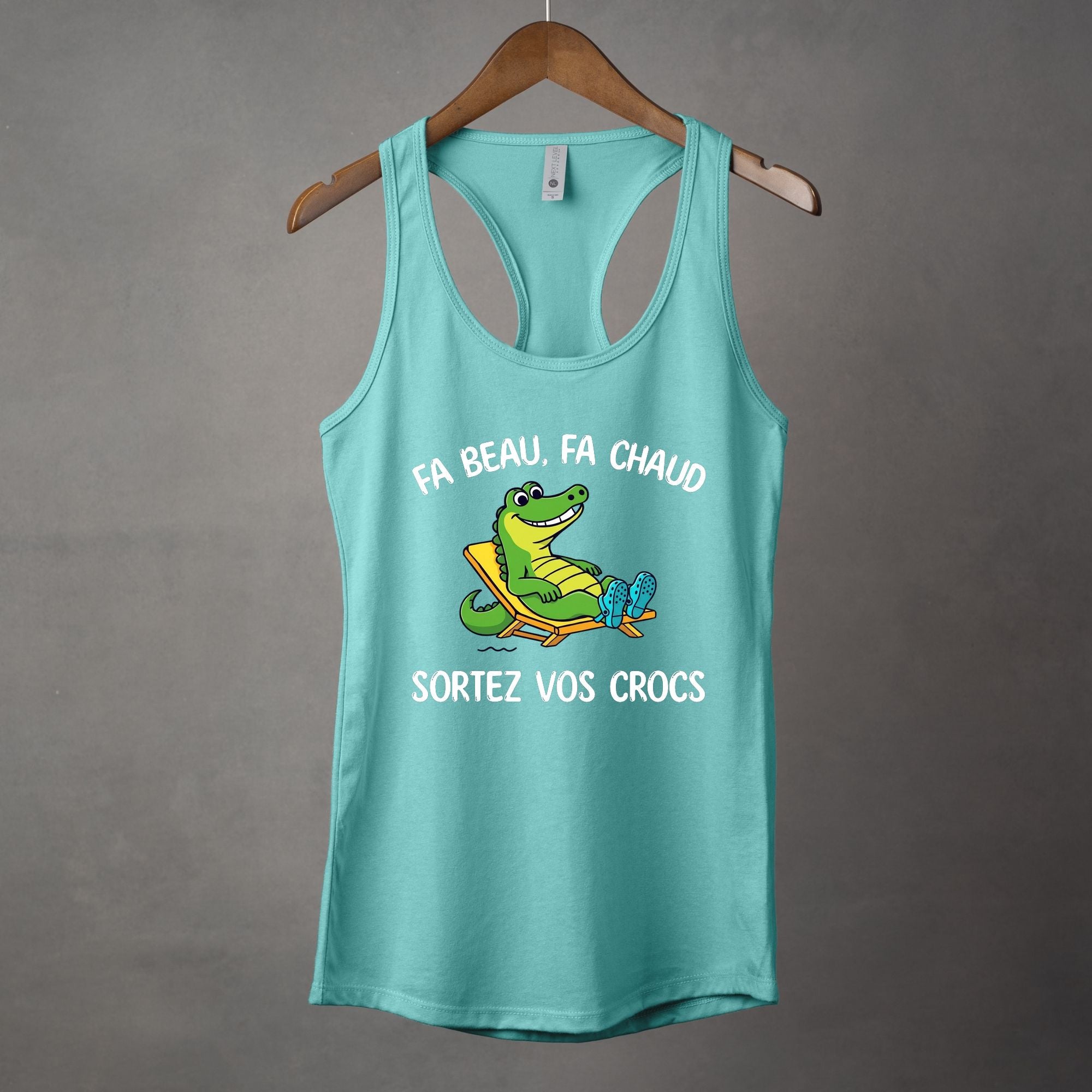 Camisole Fa beau, fa chaud, sortez vos crocs