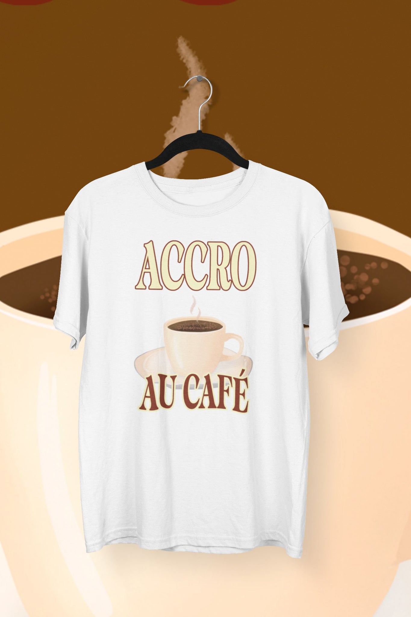 T-Shirt Accro au café