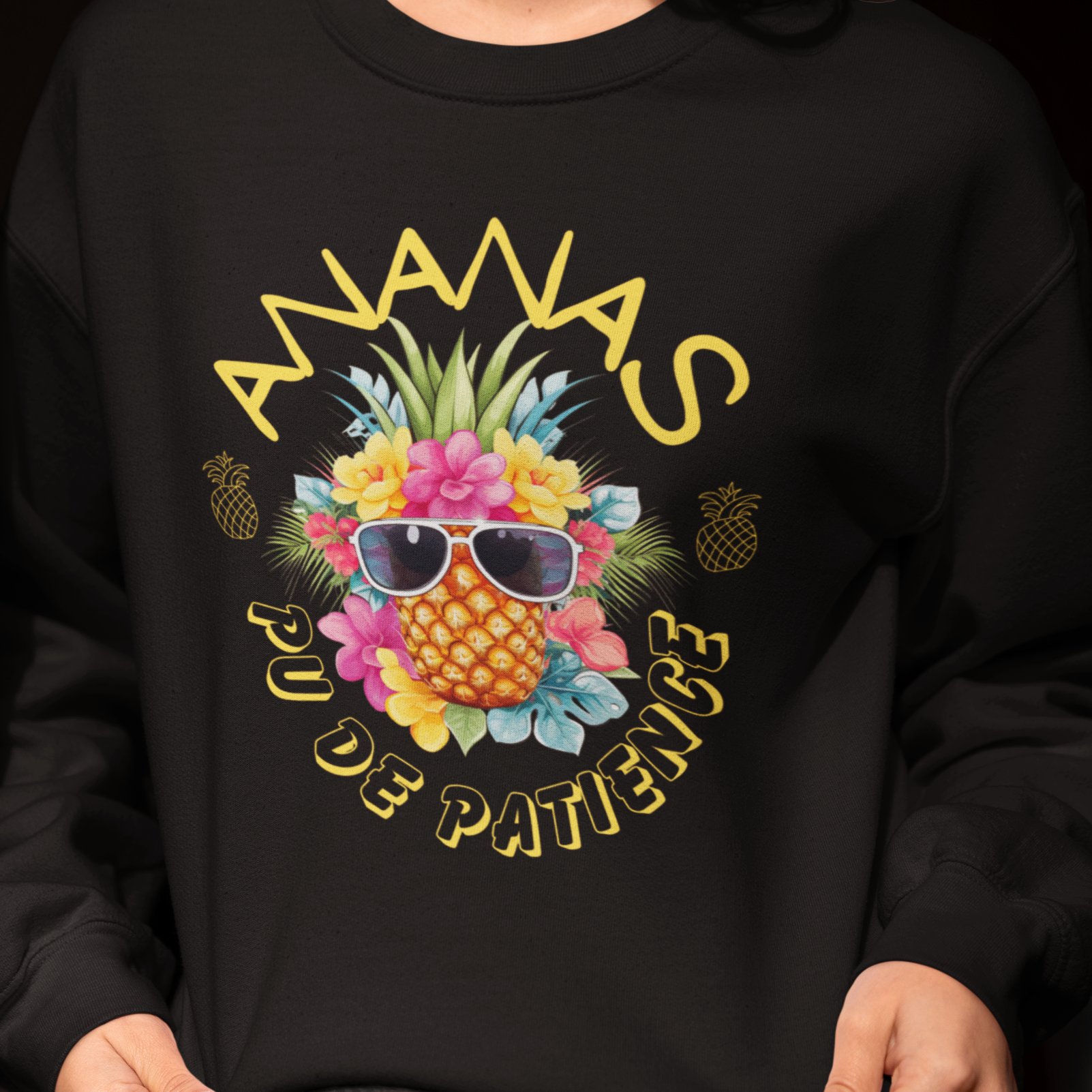 Liquidation Crewneck XL Ananas Pu de patience