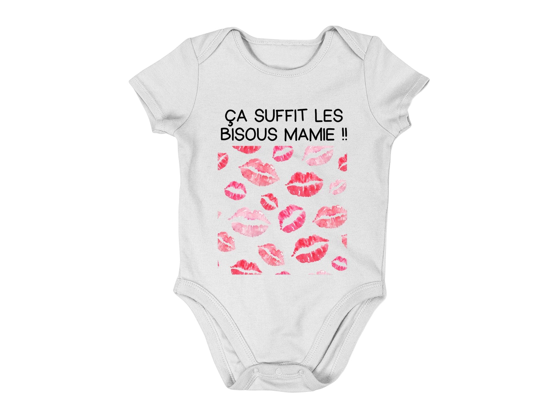 Cache-Couche Ça suffit les bisous mamie Image secondaire du produit