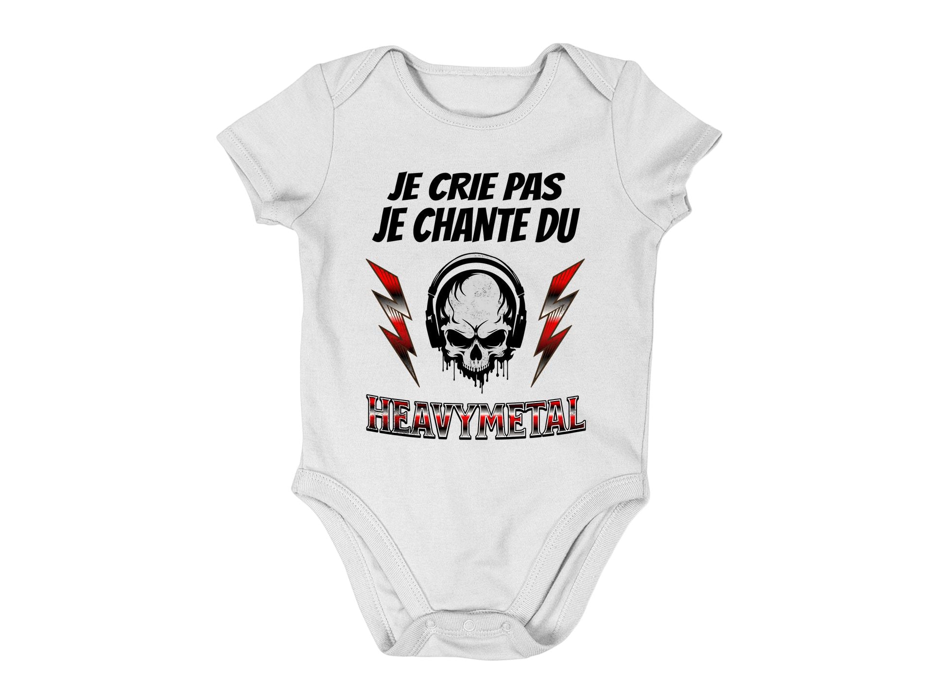 Cache-Couche Je ne crie pas je chante du Heavymetal Image principale du produit