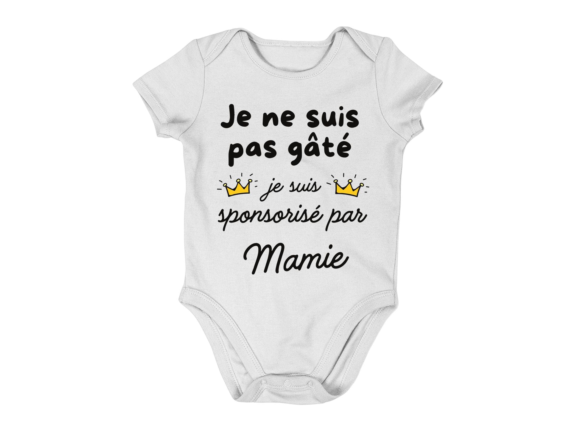 Cache-Couche Je ne suis pas gâté je suis sponsorisé par mamie