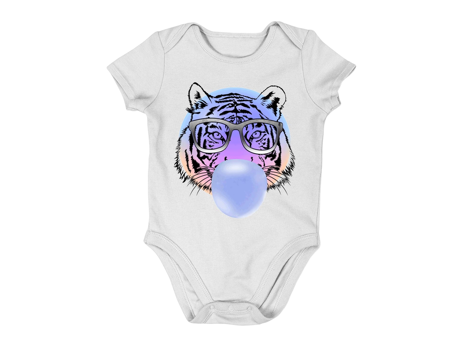 Cache-Couche Tigre et boule de gomme