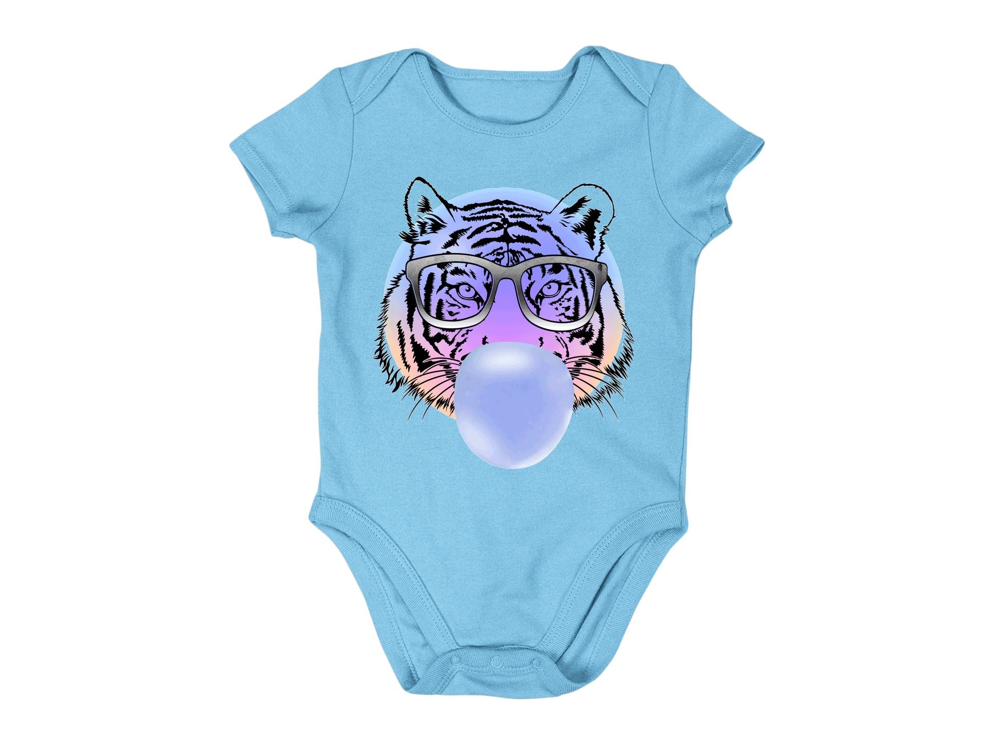 Cache-Couche Tigre et boule de gomme
