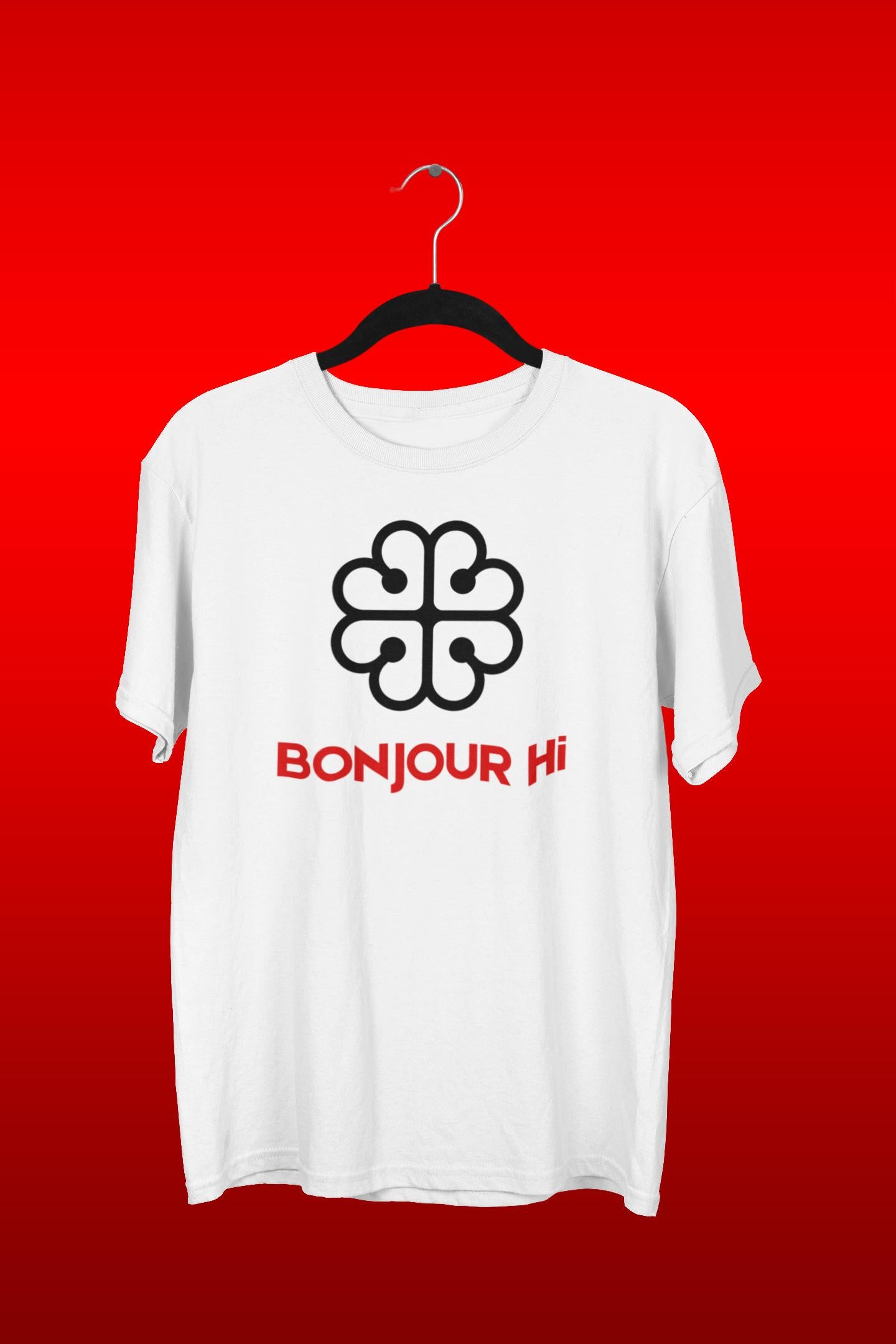 T-Shirt Bonjour Hi