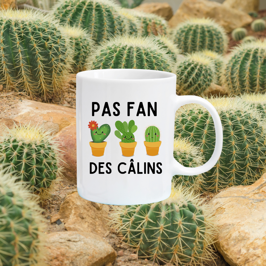 Tasse à café Pas Fan des Câlins