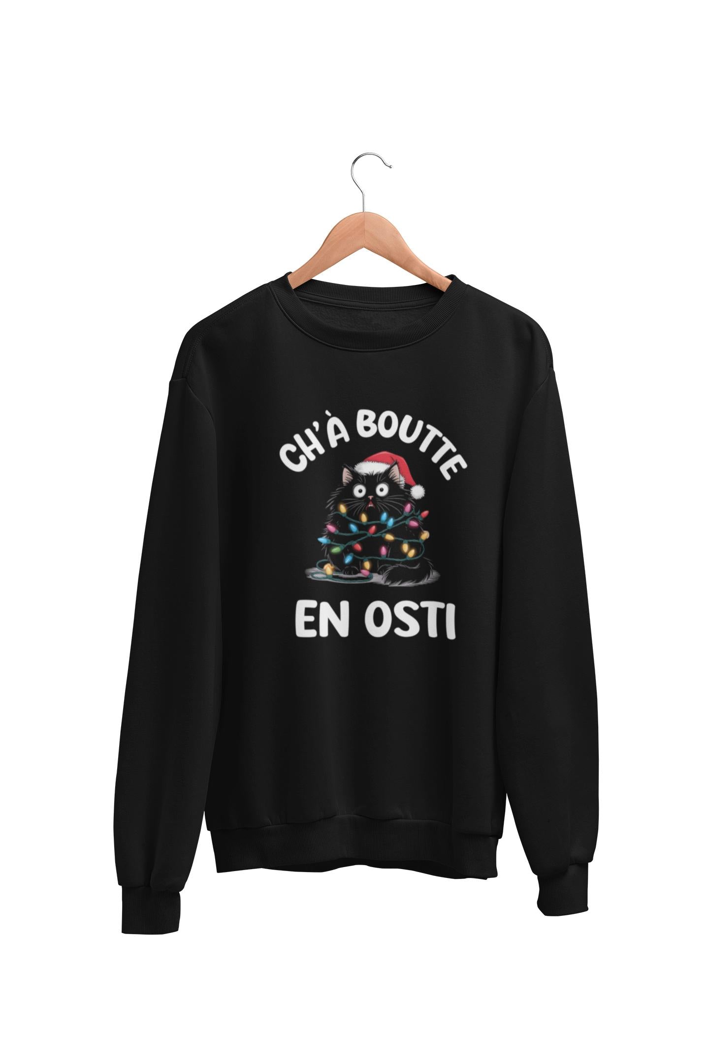 Crewneck Ch'à boutte en osti ( Édition Noël )
