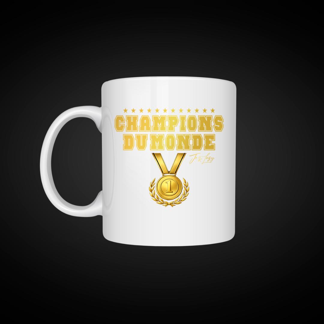 Tasse à Café Officiel Jo & Lazy Champion du Monde