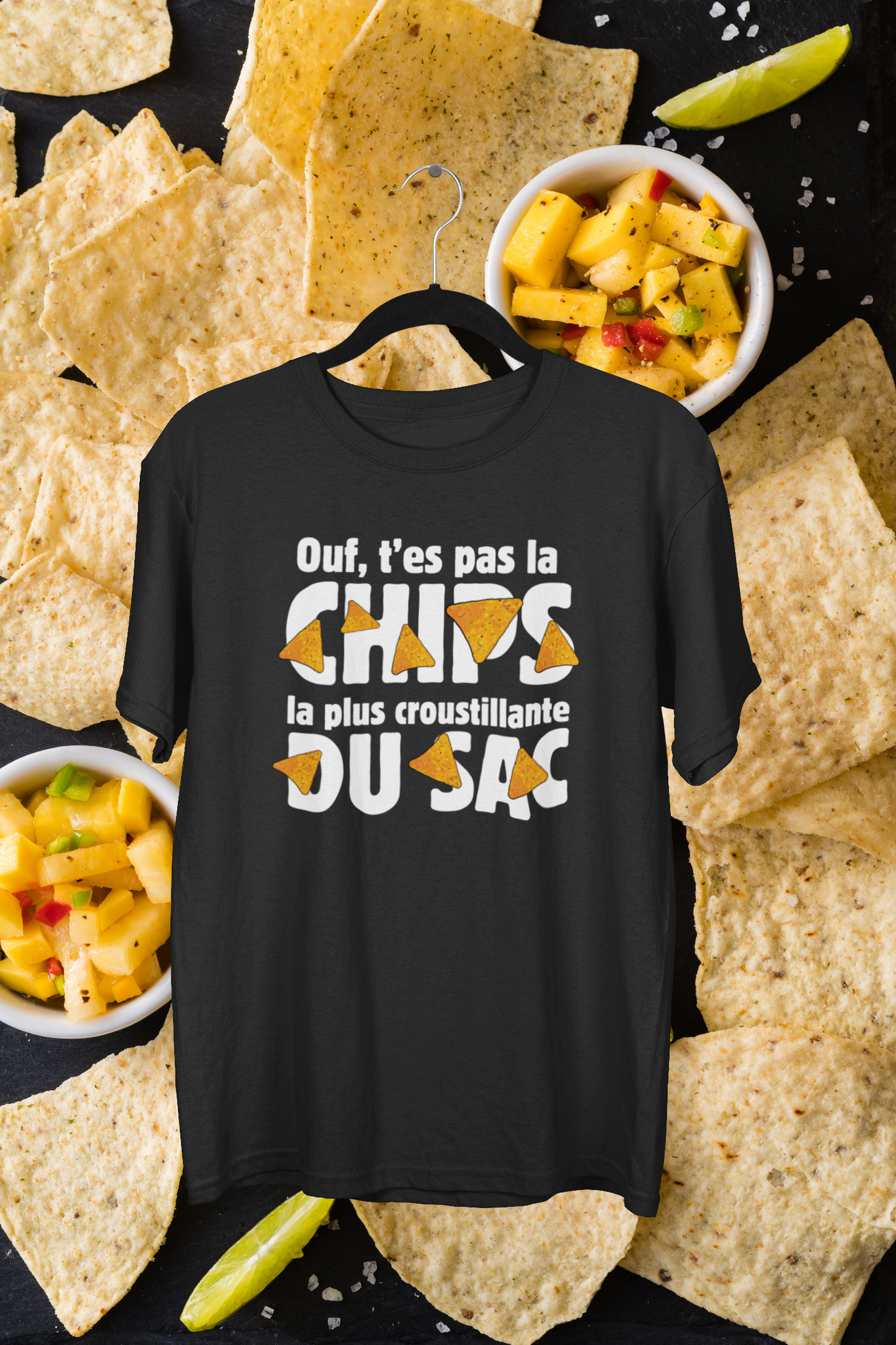 T-Shirt Ouf, t'es pas la chips la plus croustillante du sac