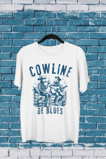 T-Shirt Cowline de blues