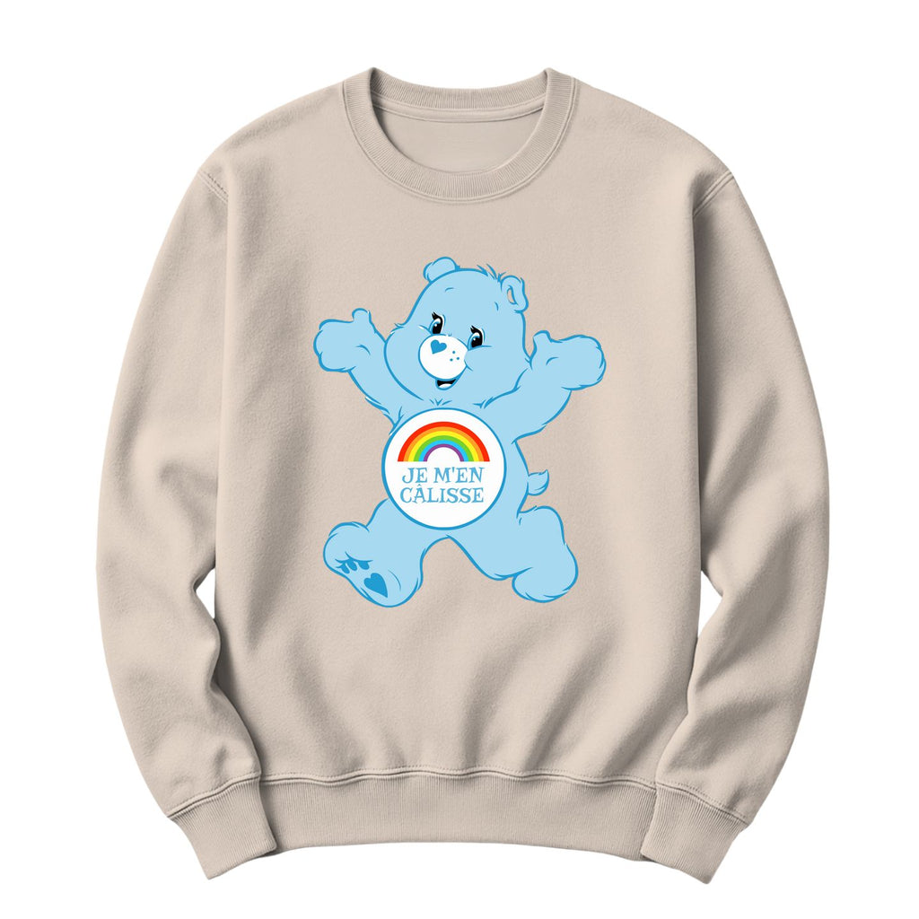 Crewneck J'm'en câlisse en calinours