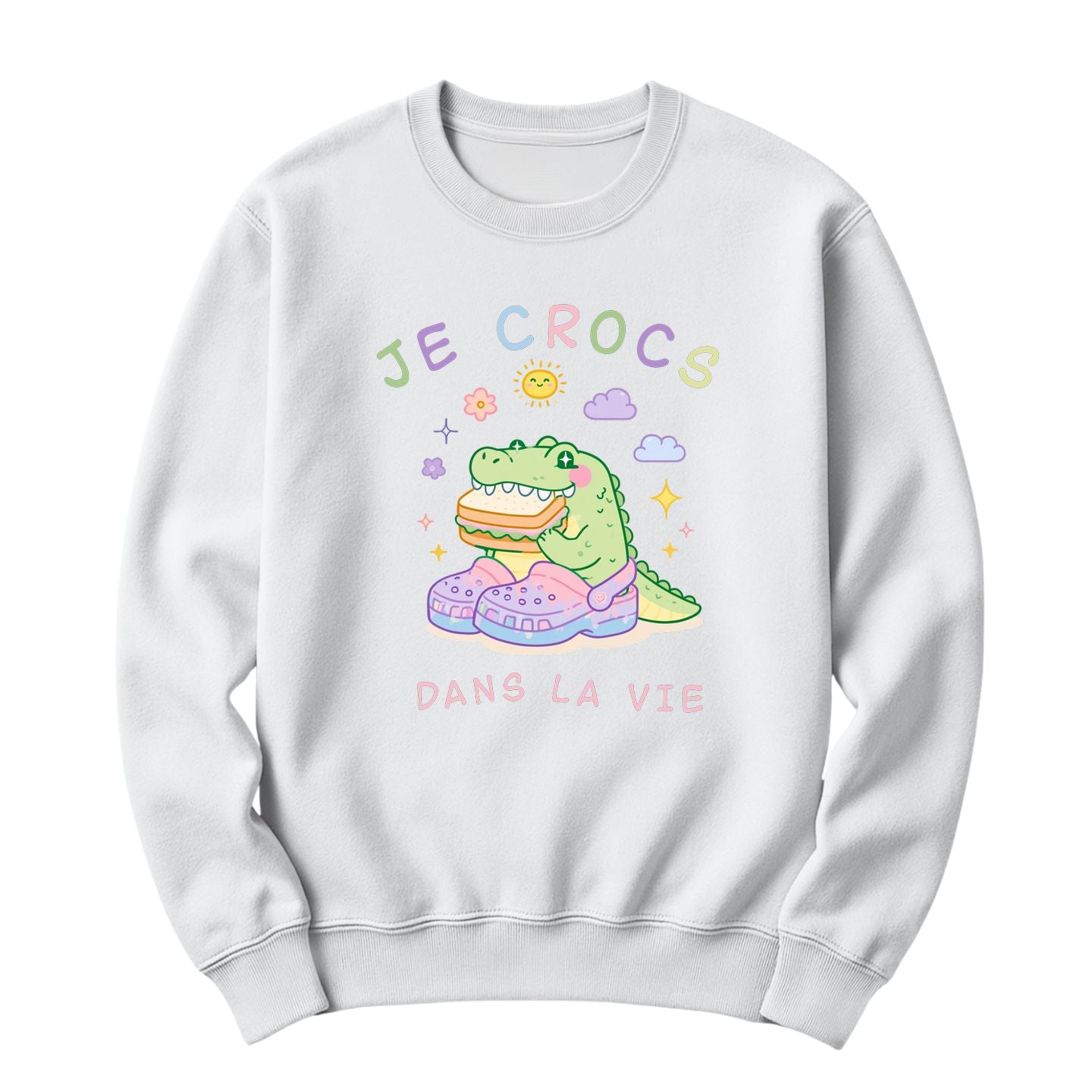 Crewneck Je Crocs dans la vie