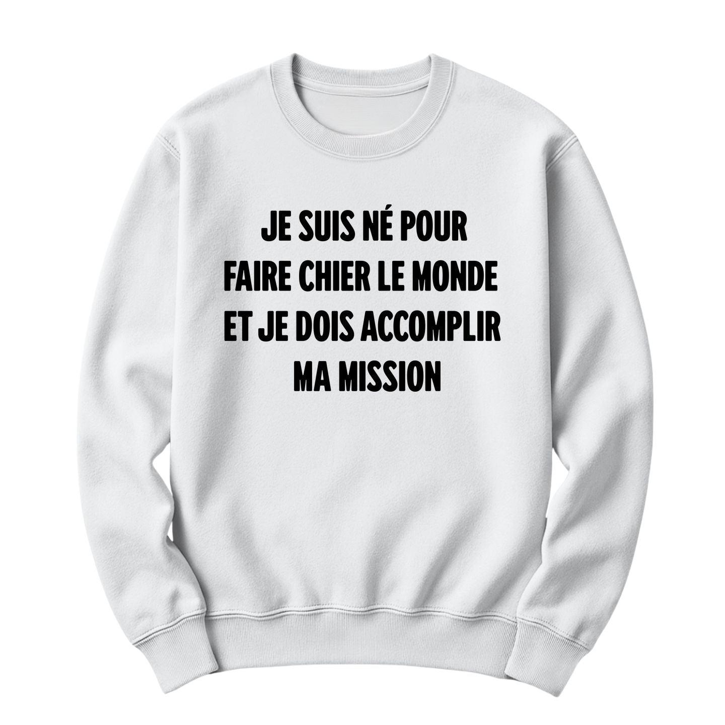 Crewneck Né pour faire chier le monde