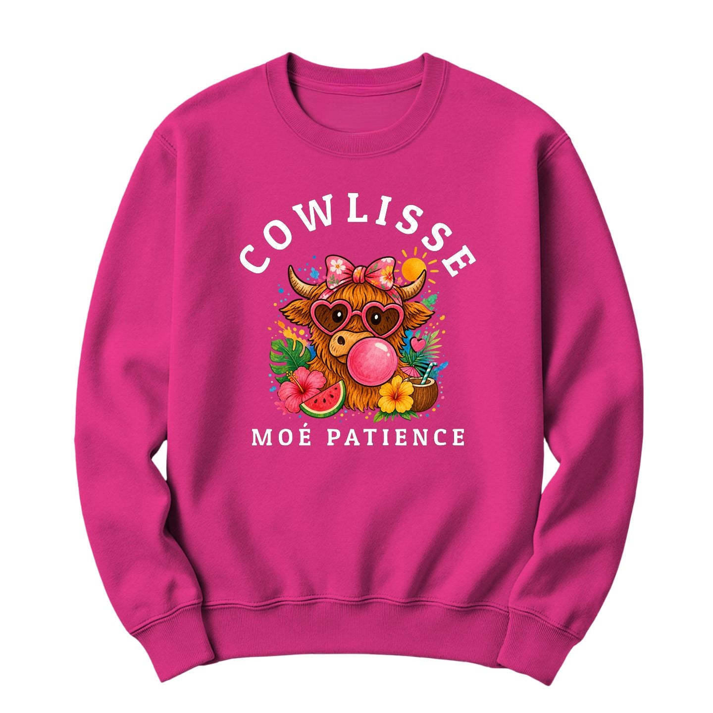 Crewneck Cowlisse moé patience édition vacances