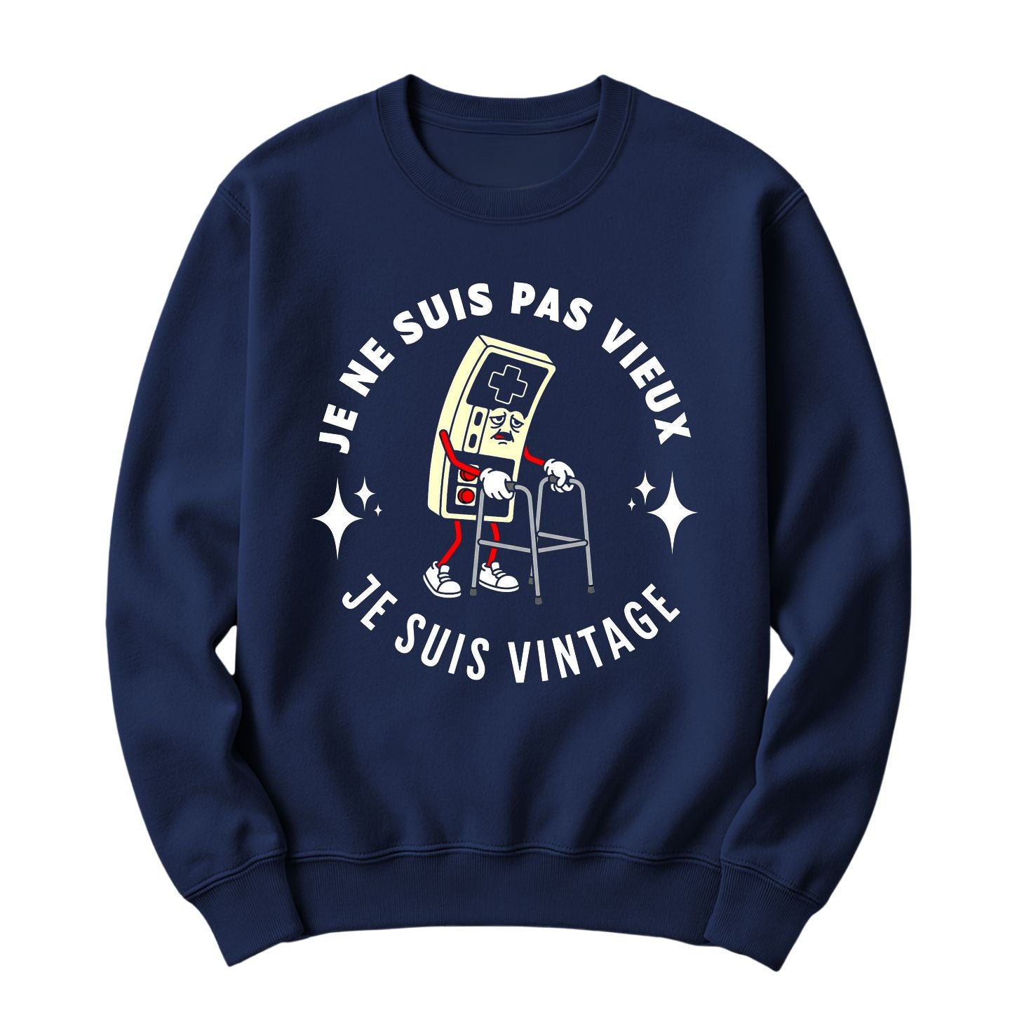 Crewneck Je ne suis pas vieux, je suis vintage