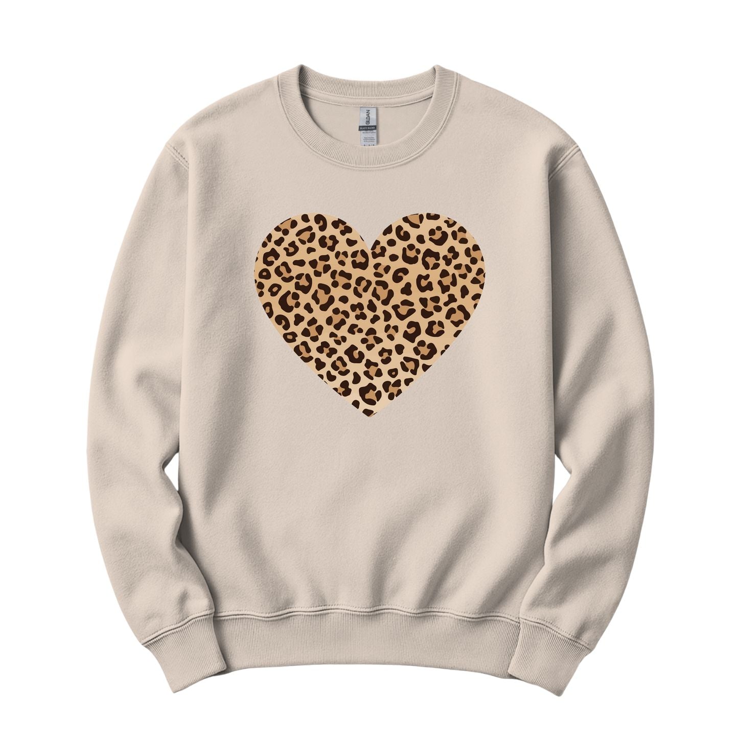 Crewneck Cœur Léopard