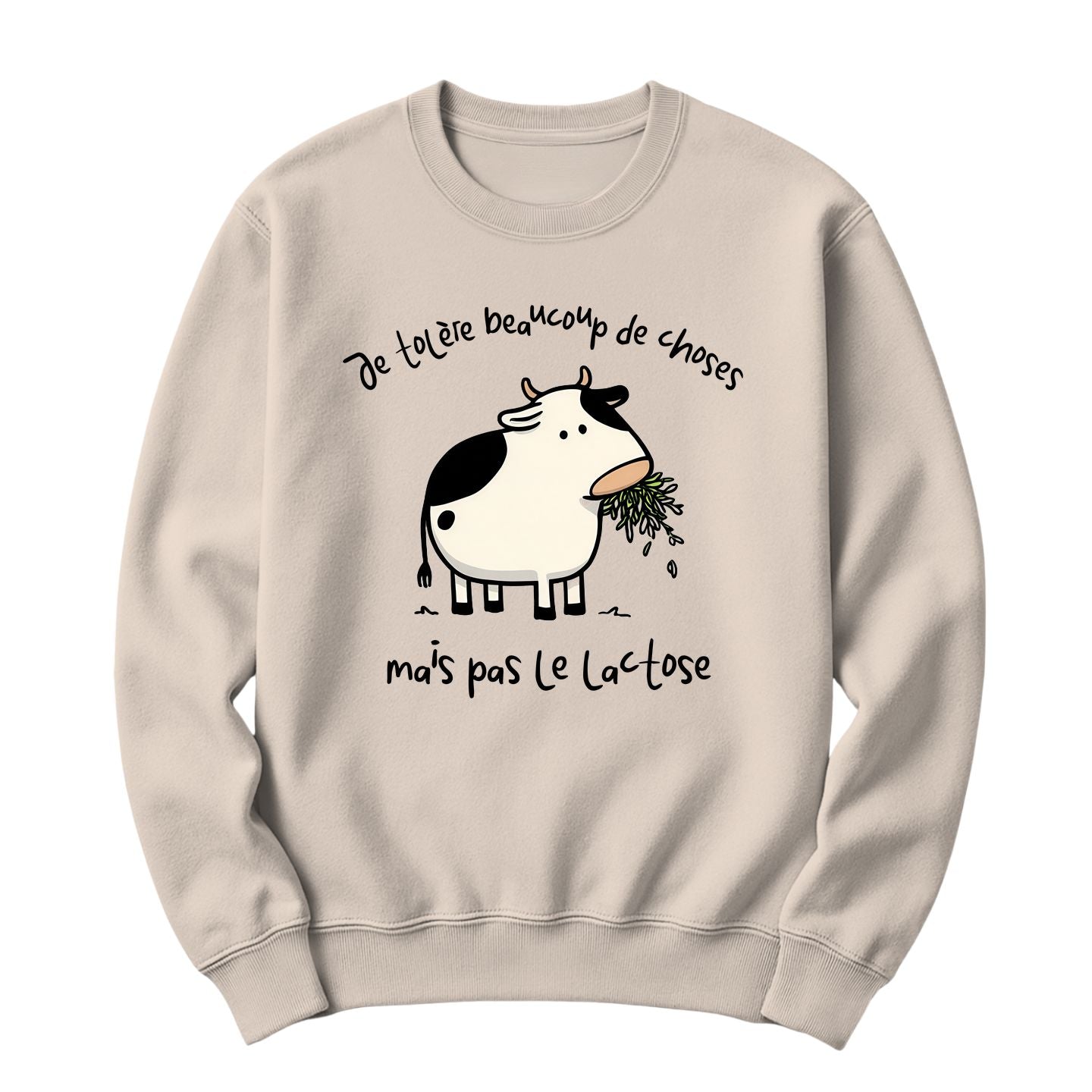 Crewneck Intolérant au Lactose