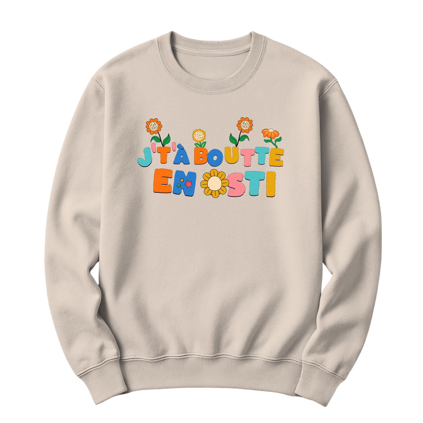Crewneck J't'à boutte en osti