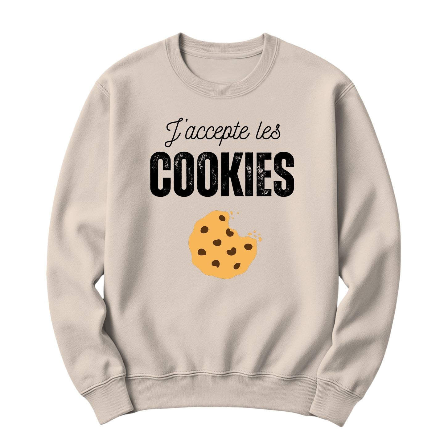 Crewneck J'accepte les cookies