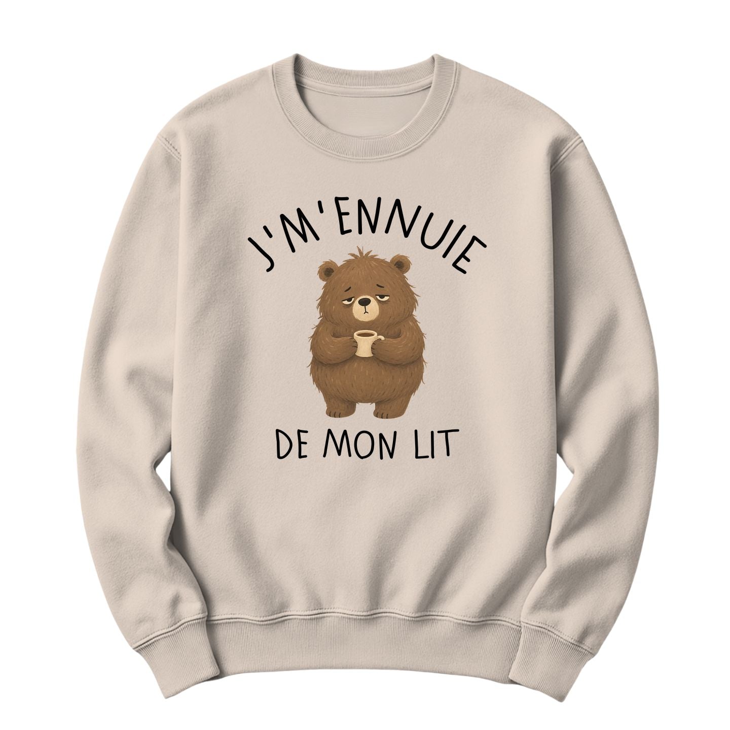 Crewneck J'm'ennuie de mon lit