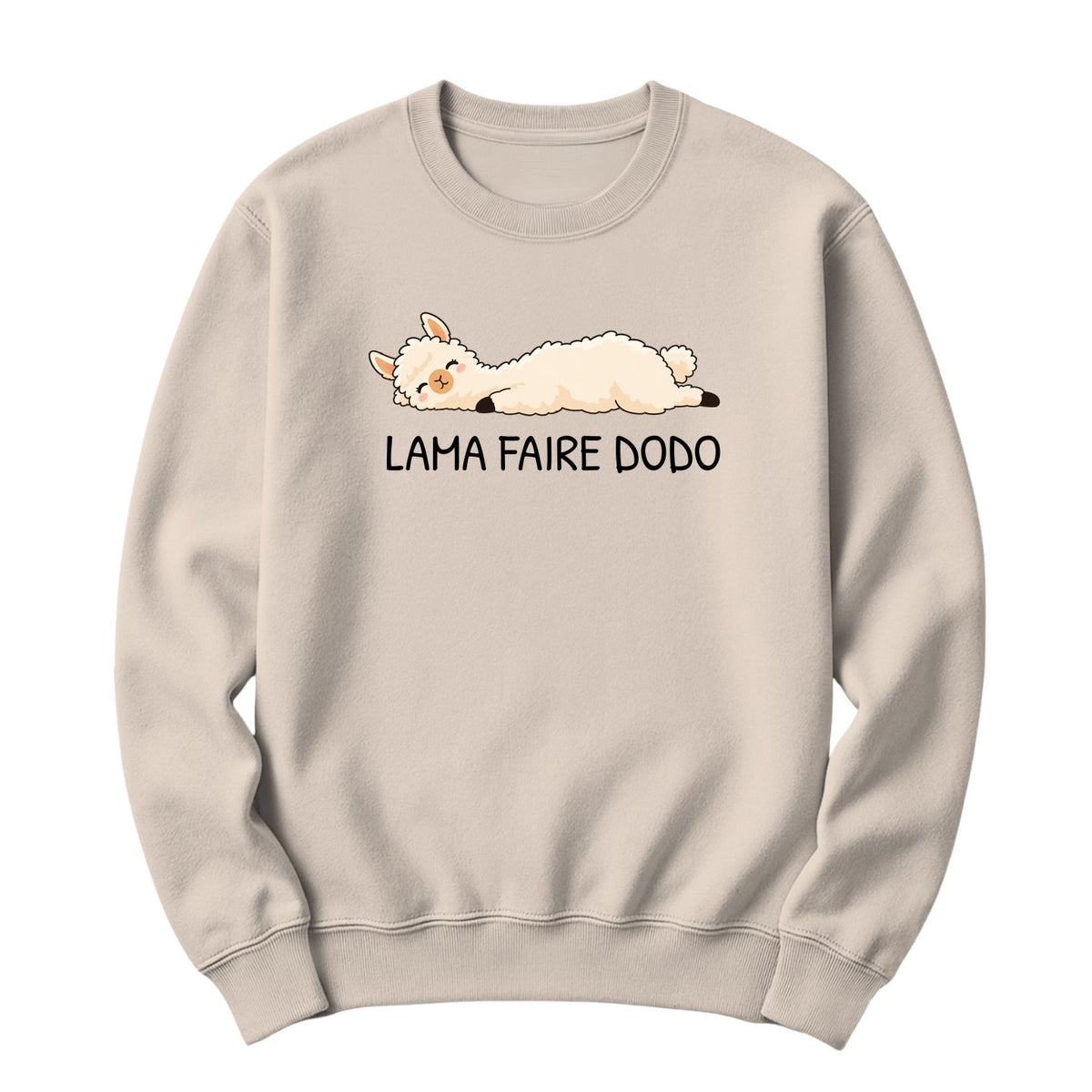 Crewneck Lama faire dodo