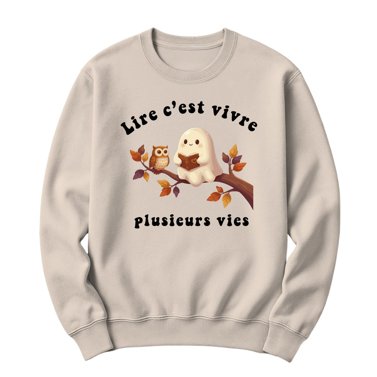 Crewneck Lire c'est vivre