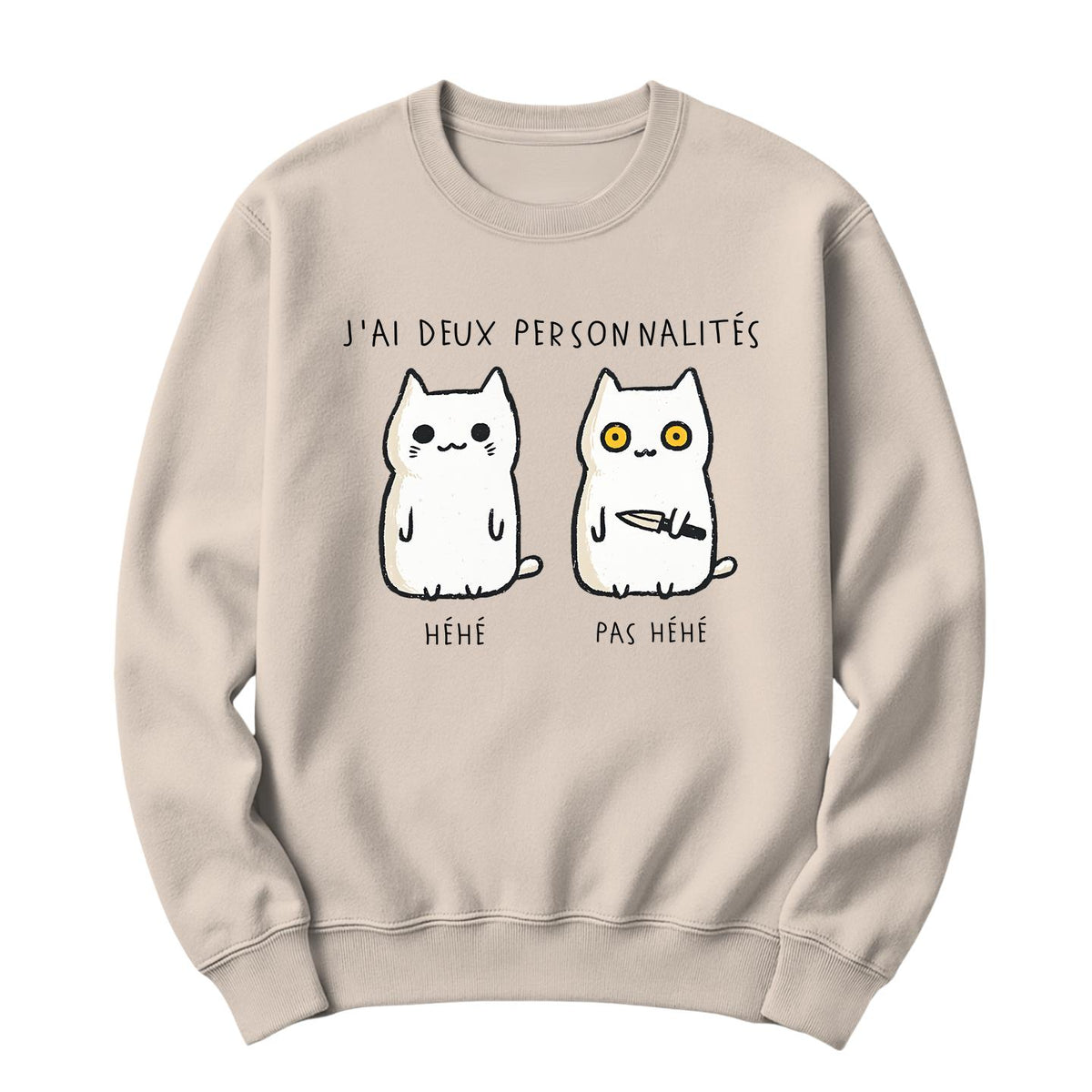 Crewneck J'ai deux personnalités