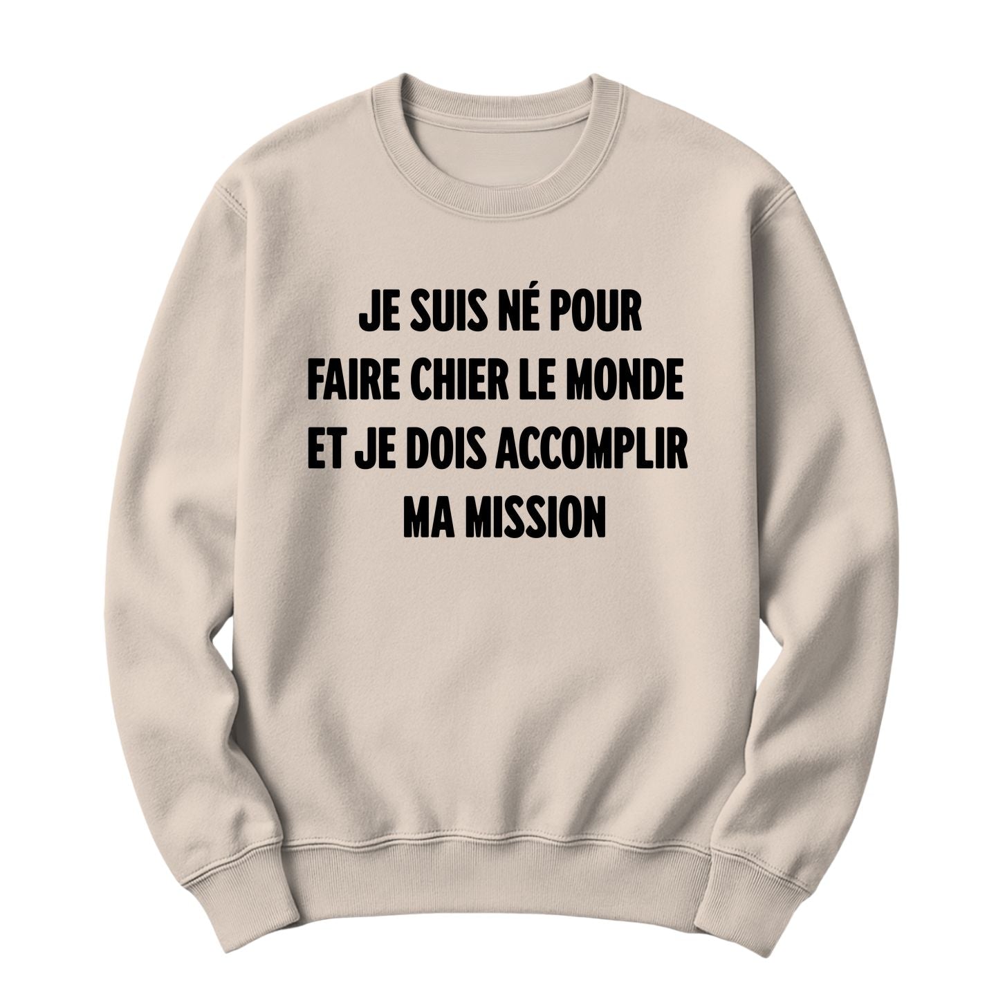 Crewneck Né pour faire chier le monde