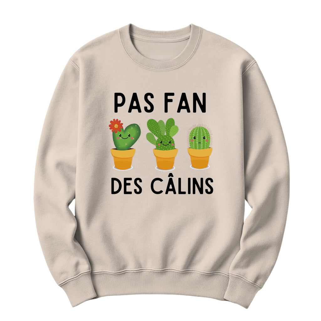 Crewneck Pas fan des câlins