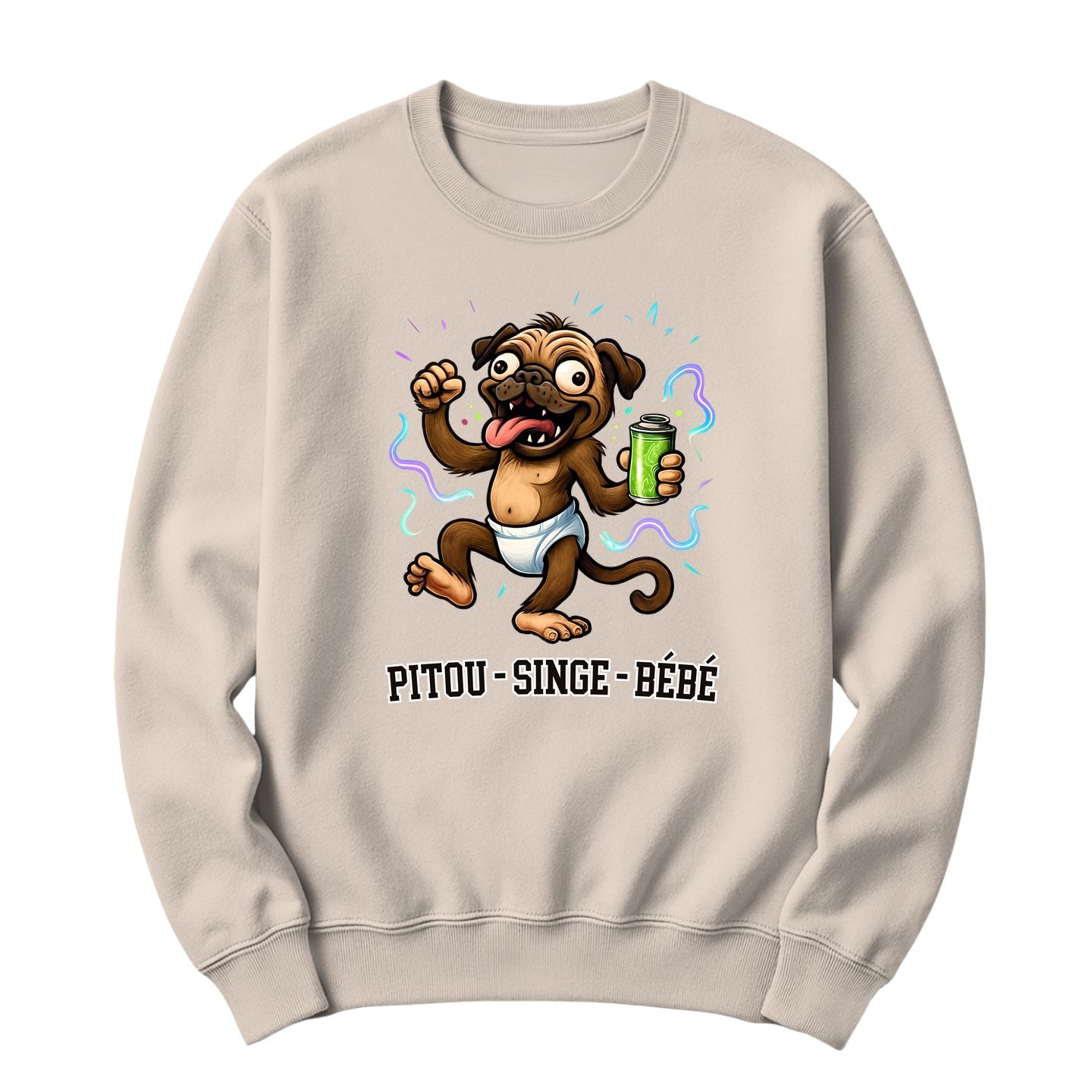 Crewneck Pitou singe bébé