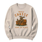 Crewneck Qui va à la chasse perd sa place