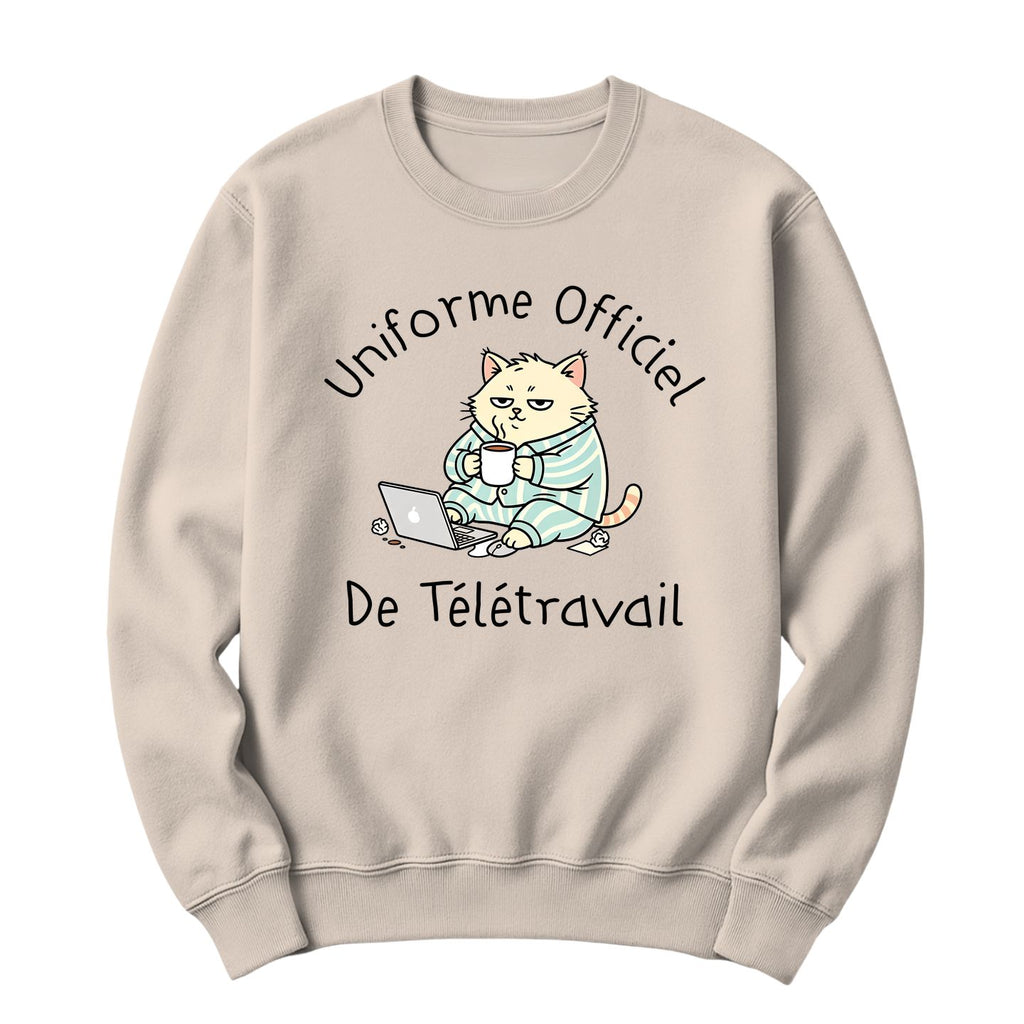Crewneck Uniforme officiel de télétravail
