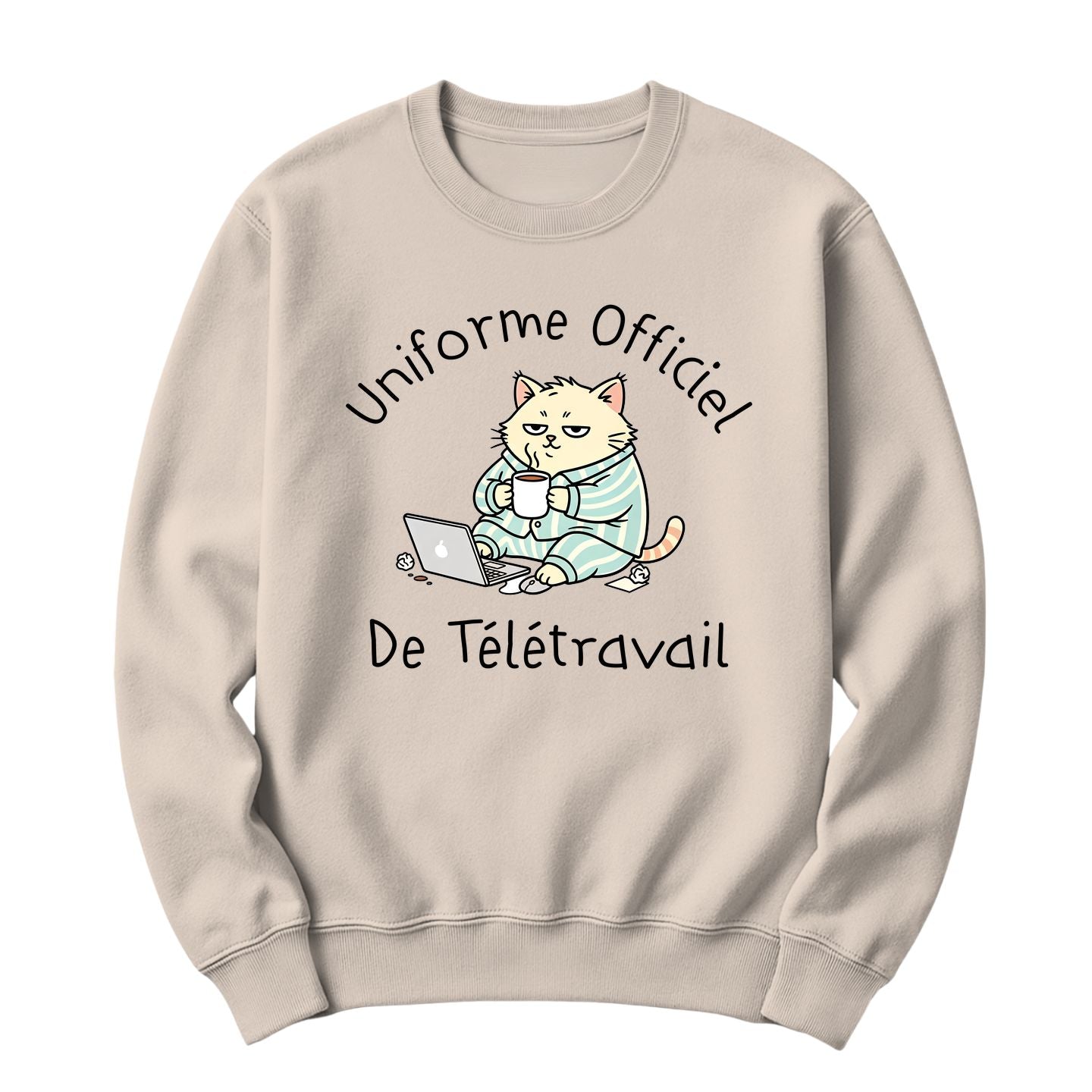 Crewneck Uniforme officiel de télétravail
