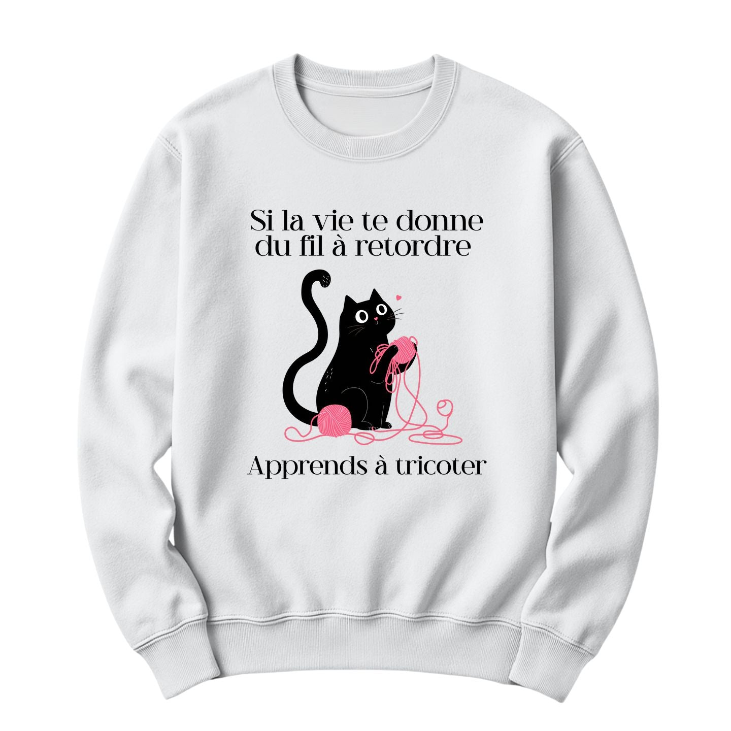 Crewneck Apprends à tricoter