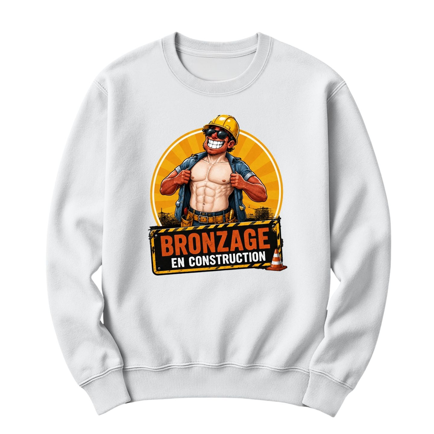Crewneck Bronzage en construction
