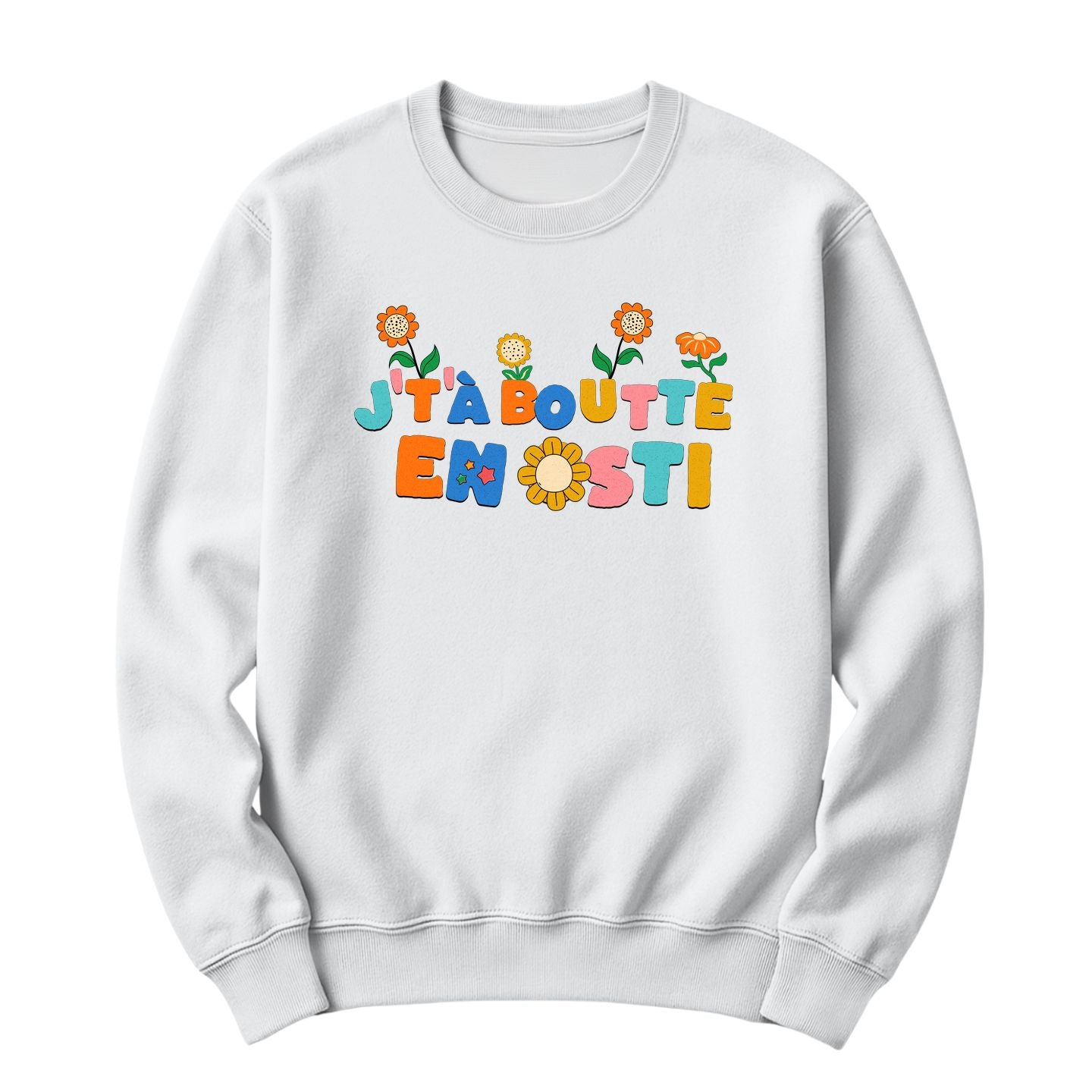 Crewneck J't'à boutte en osti Image principale du produit