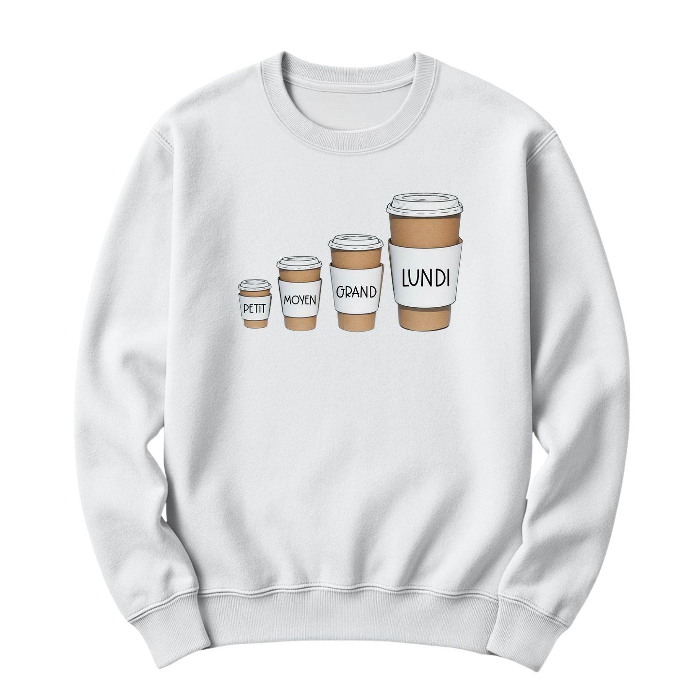 Crewneck Le café du lundi Image principale du produit