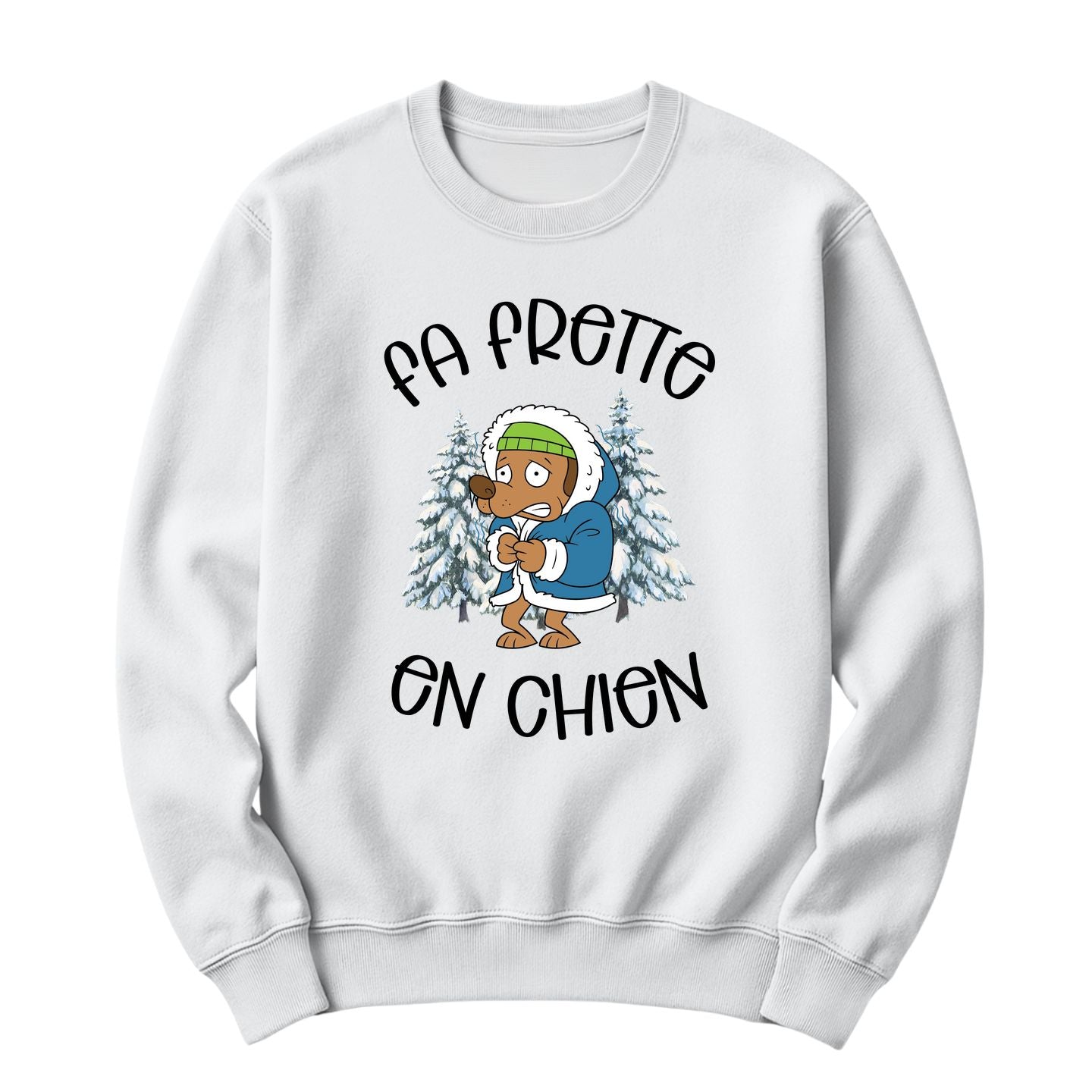 Crewneck Fa frette en chien