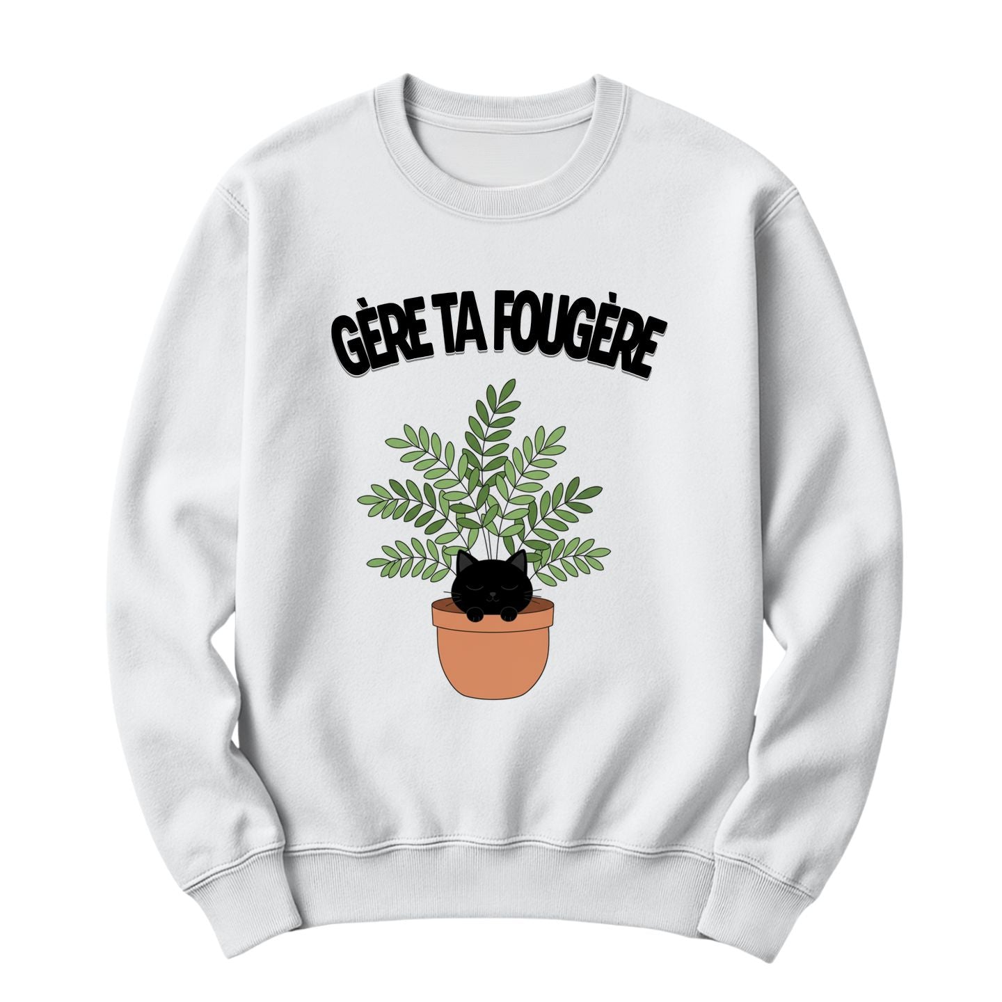 Crewneck Gère ta fougère Image principale du produit
