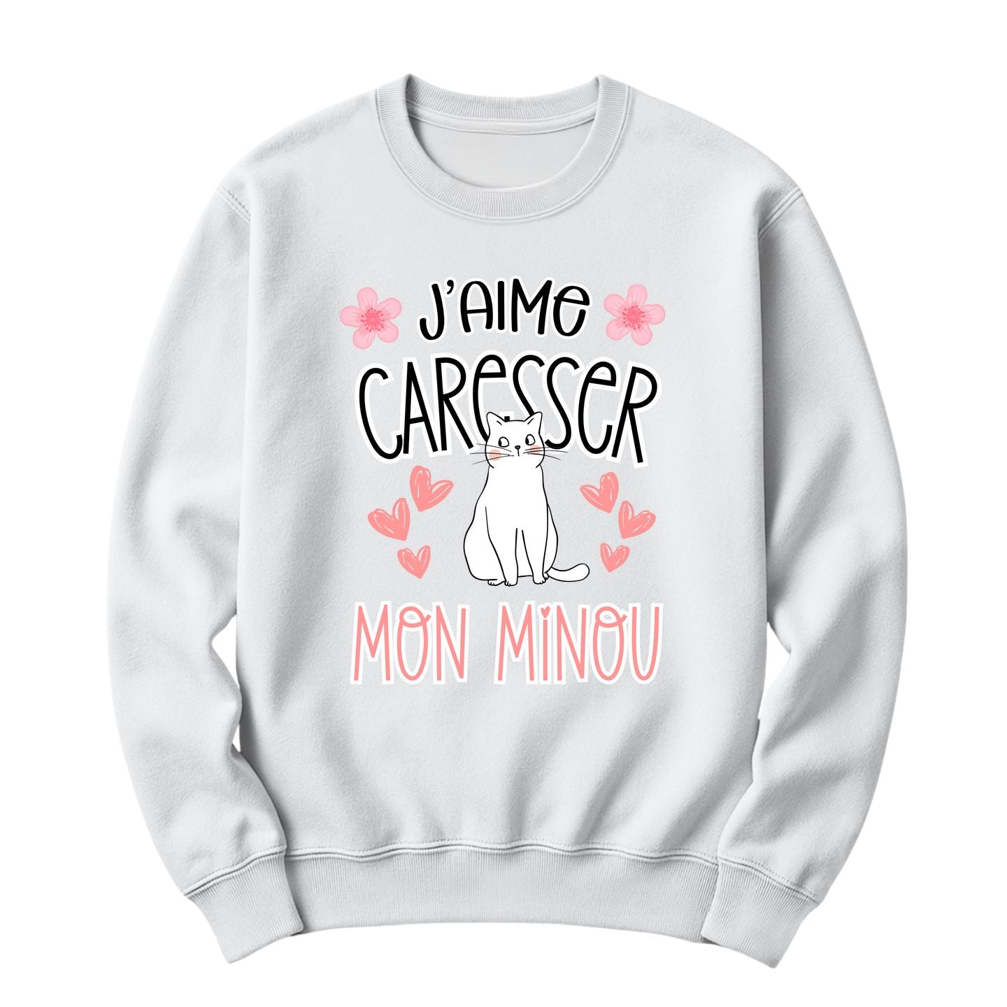 Crewneck J'aime caresser mon minou Image secondaire du produit
