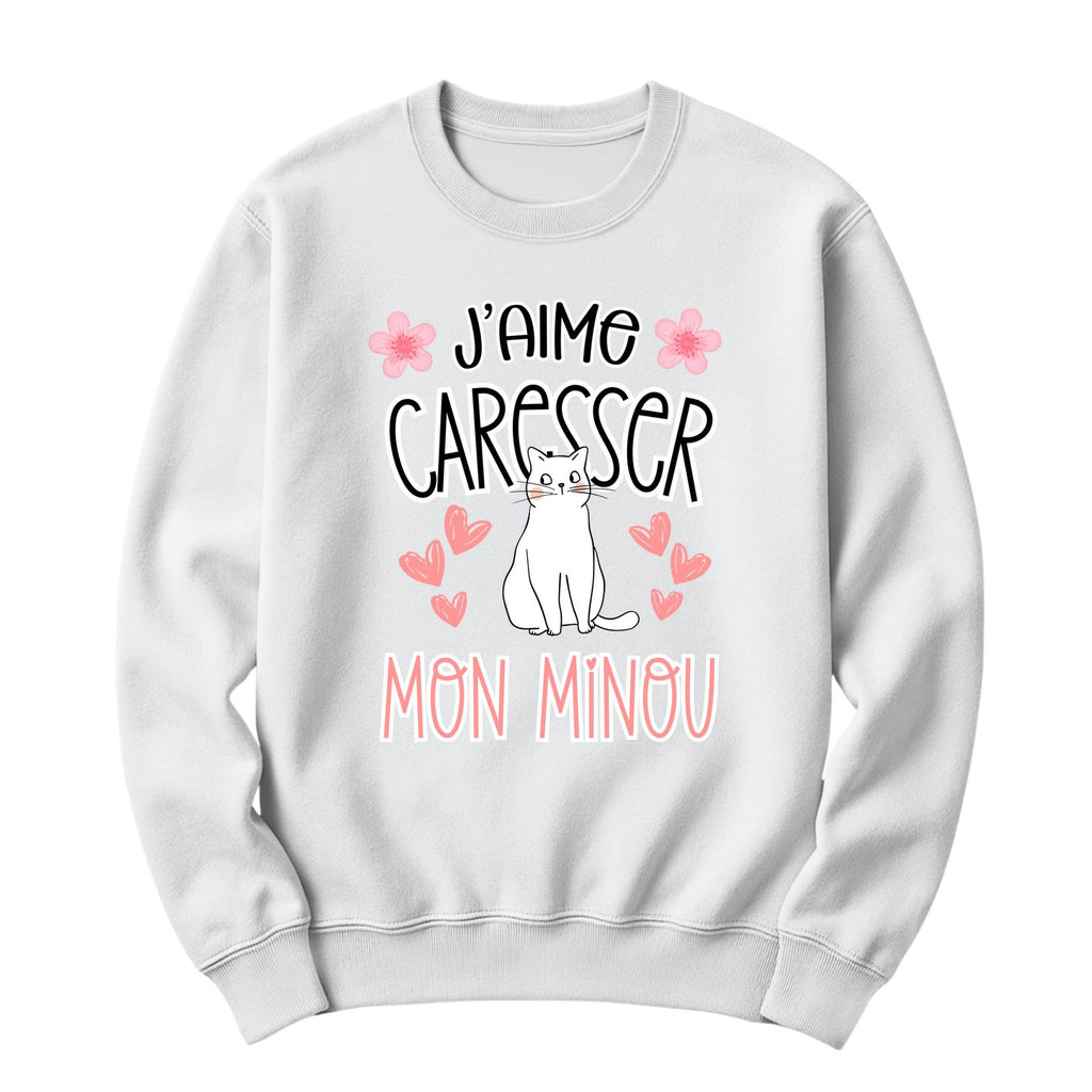 Crewneck J'aime caresser mon minou